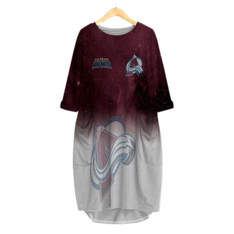 Colorado Avalanche All Over Print Caftan2008