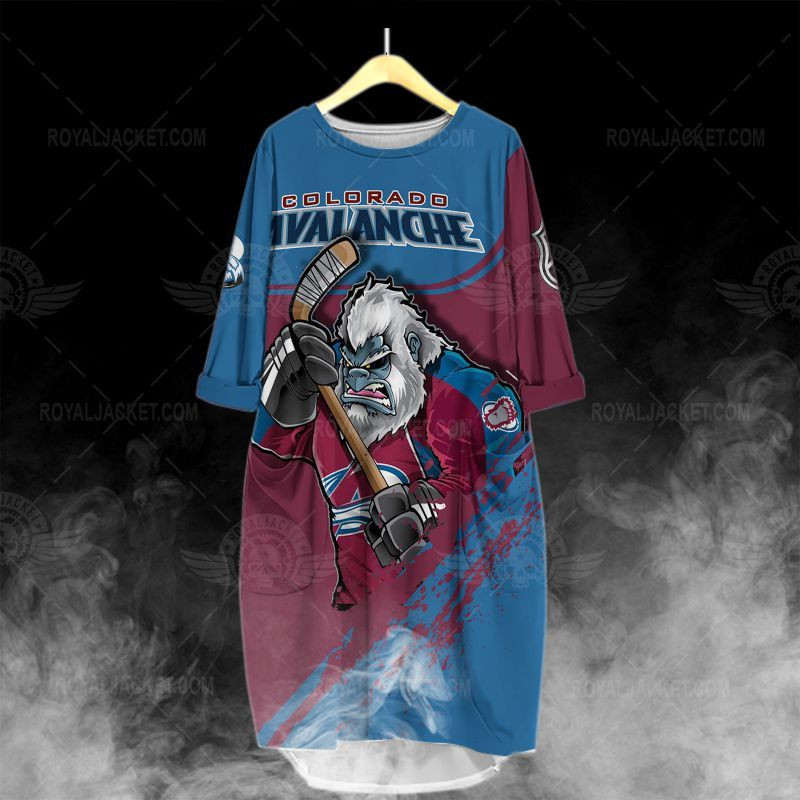 Colorado Avalanche All Over Print Caftan3119