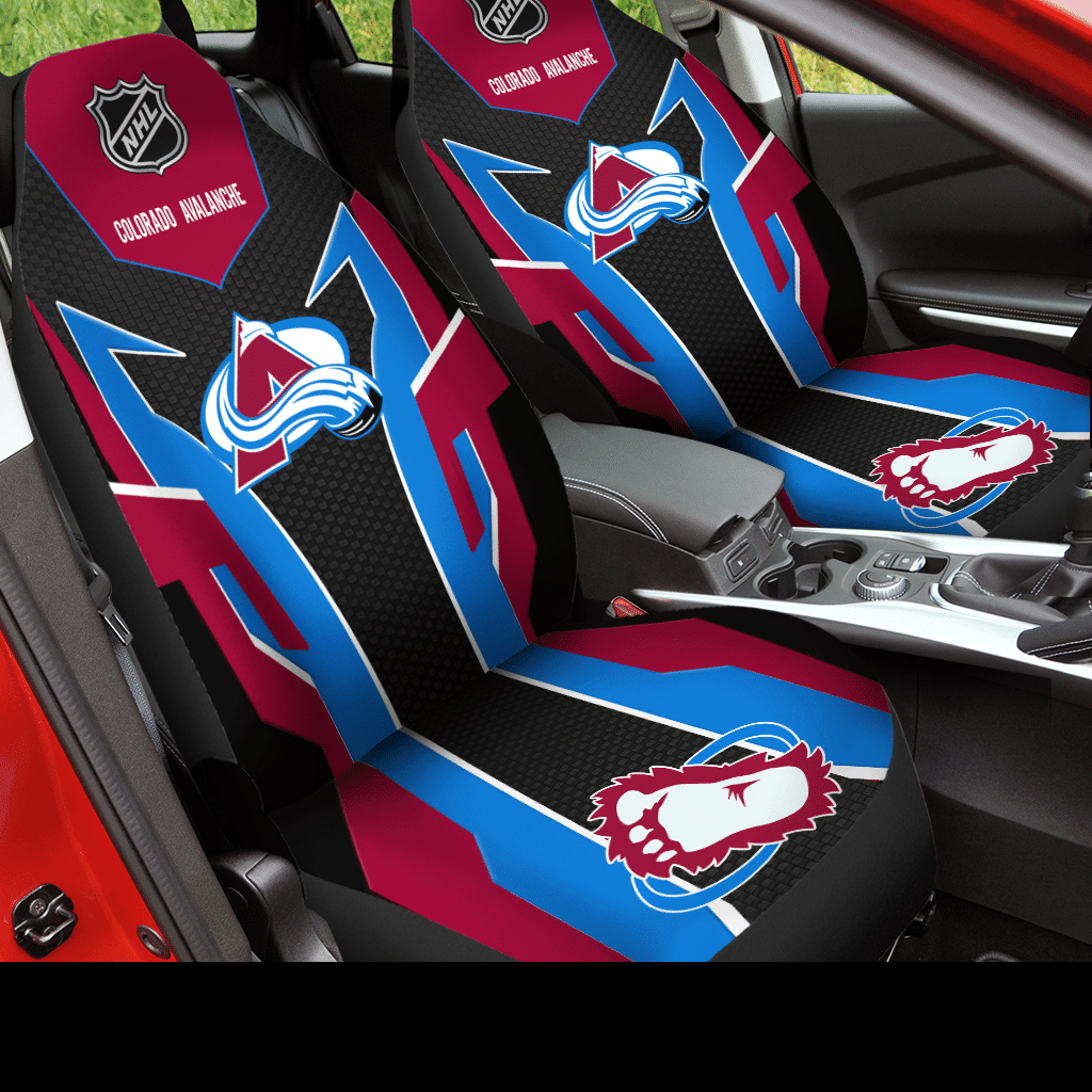 Colorado Avalanche Car Seat Covers (SET OF 2) - v1