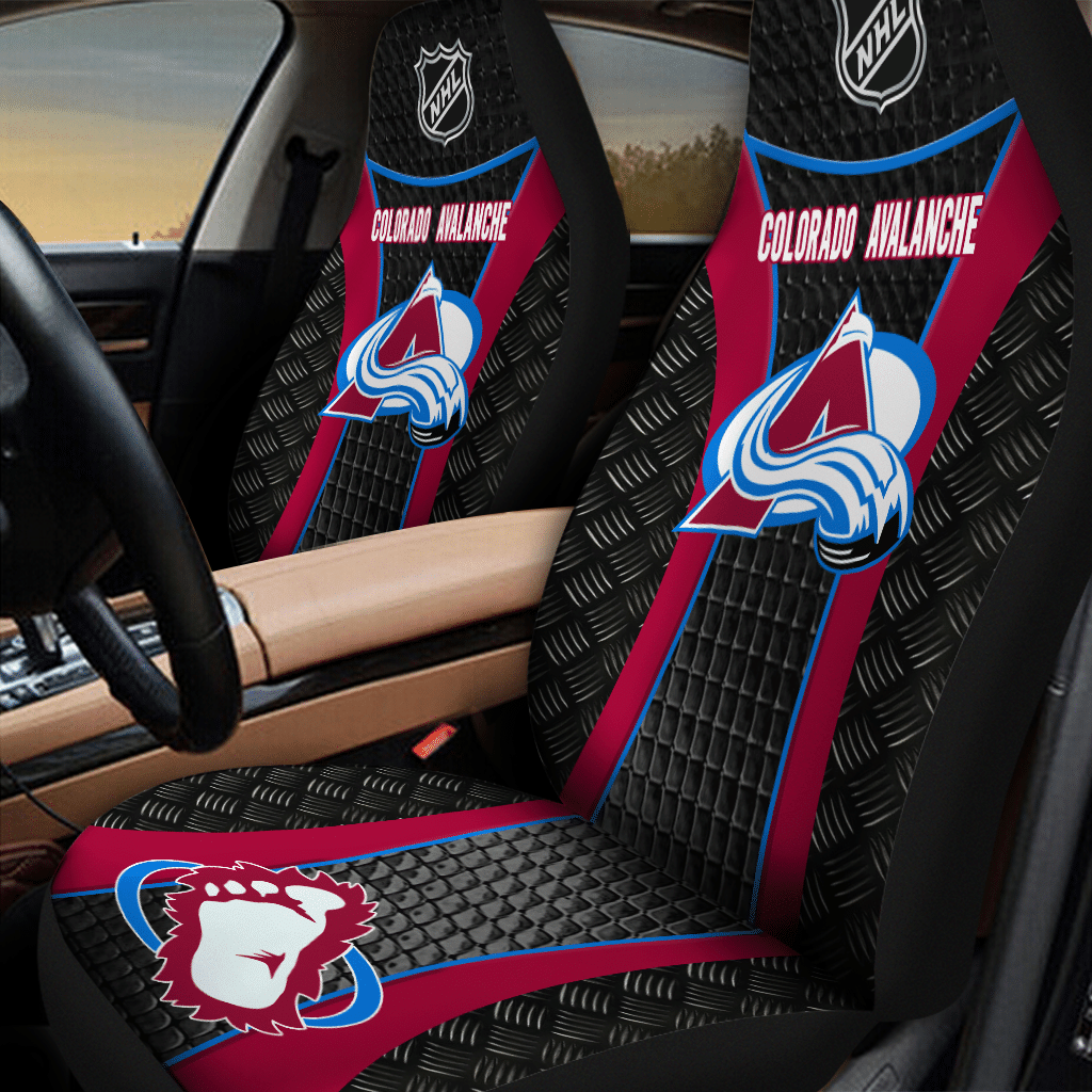 Colorado Avalanche Car Seat Covers (SET OF 2) - v4