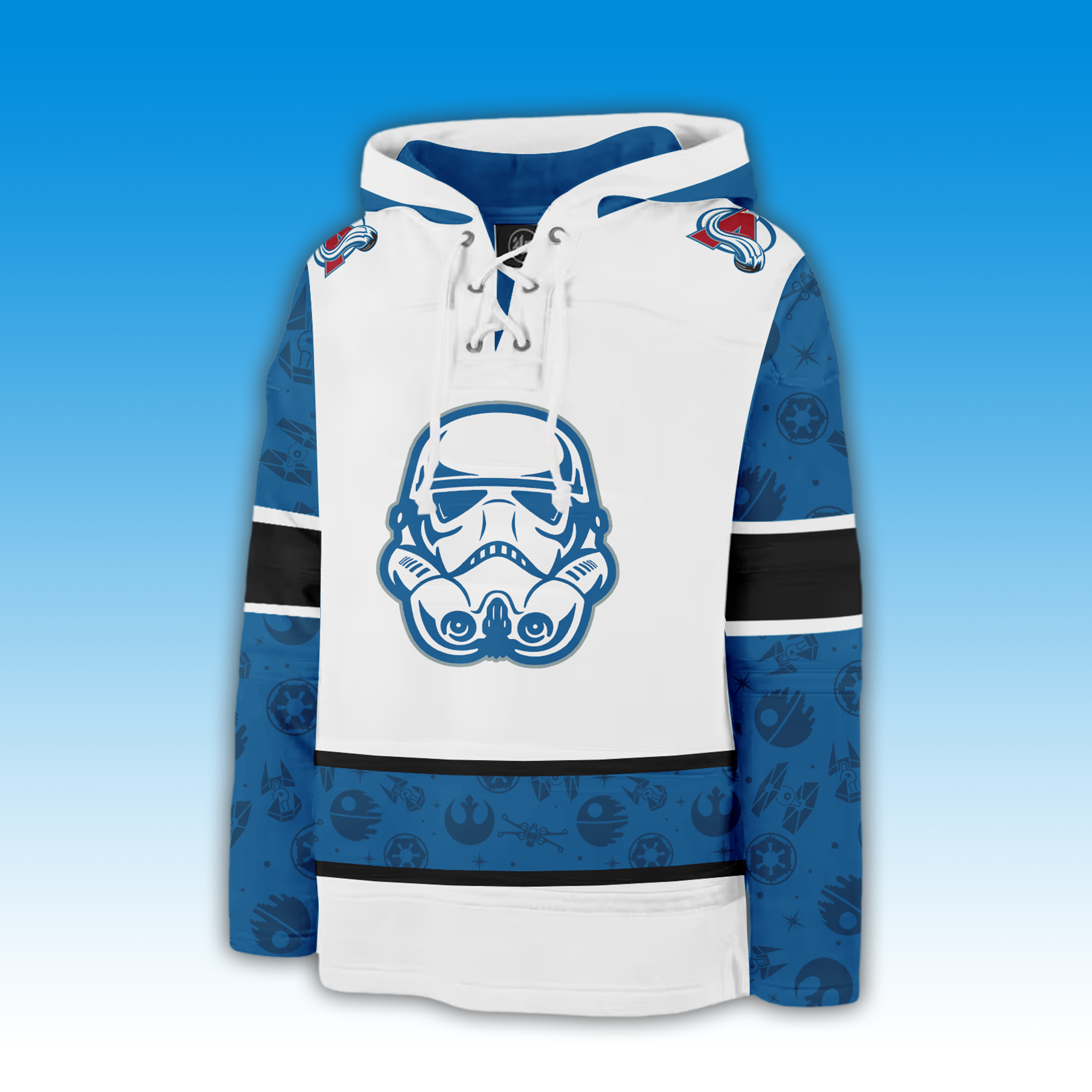 Colorado Avalanche x Star Wars Night Lace Up Hoodie
