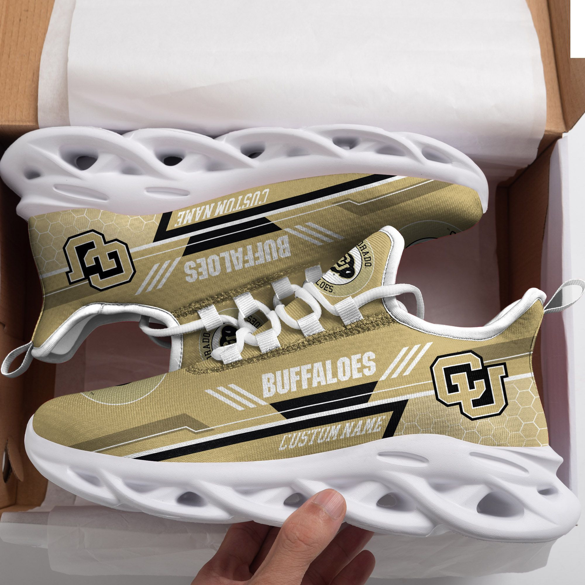 Colorado Buffaloes Custom Personalized Max Soul Sneakers Shoes