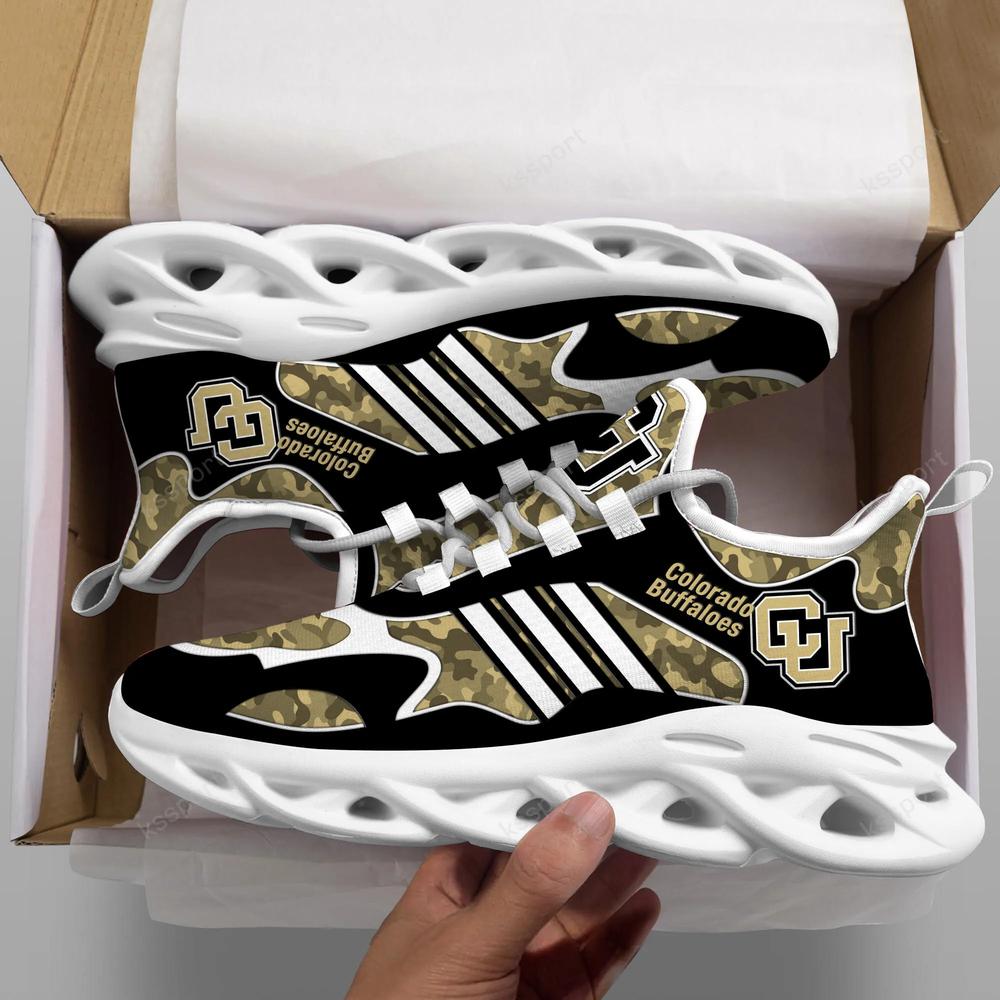 Colorado Buffaloes Max Soul Clunky, Camo Running Sneakers For Fan Ever