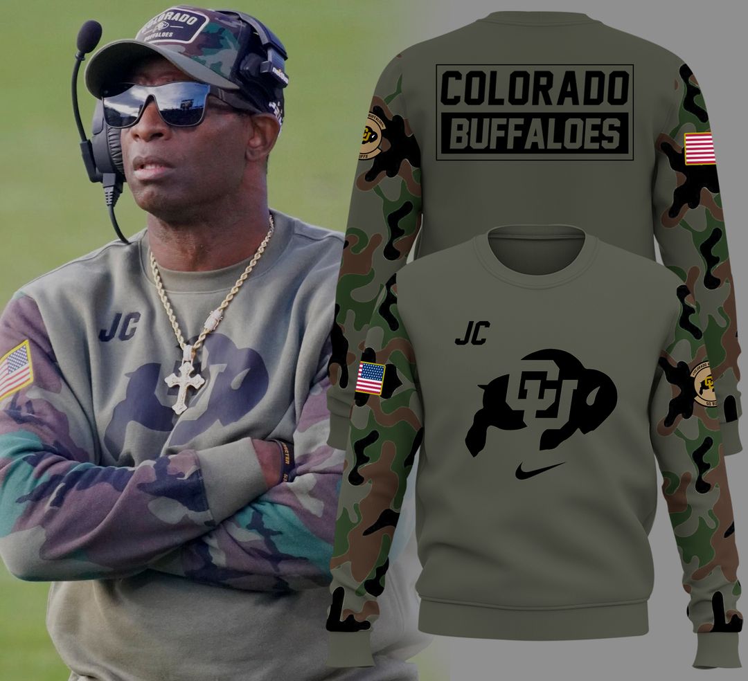 Colorado Football Coach Prime  Sweatshirt Veterans