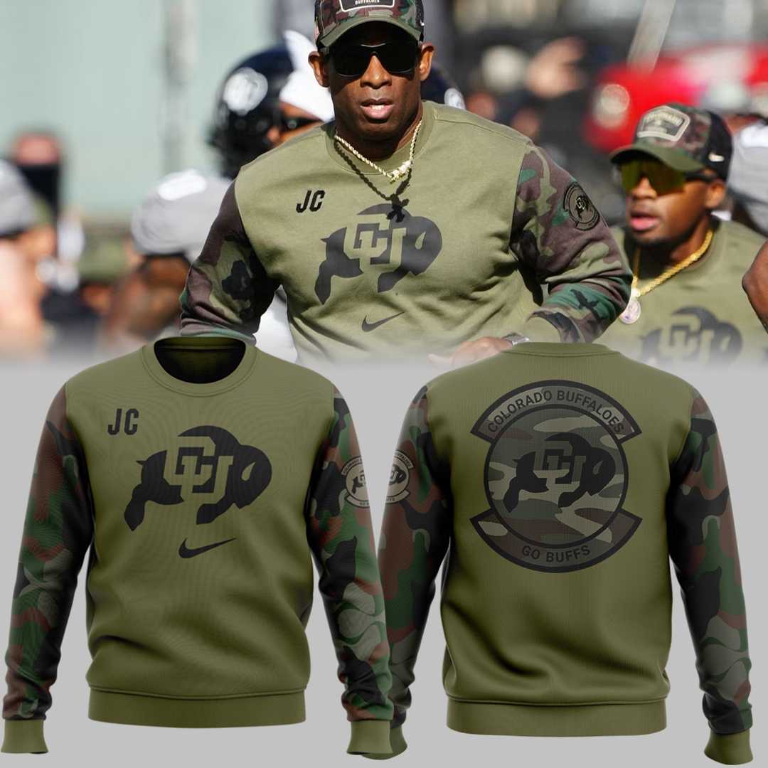 Colorado Football Coach Prime  Sweatshirt Veterans