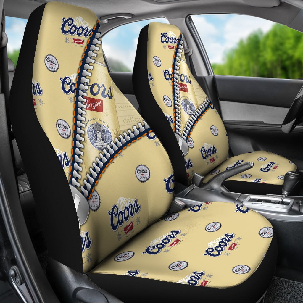 Coors Banquet Drinks Car Seat Covers Beer AA22092301