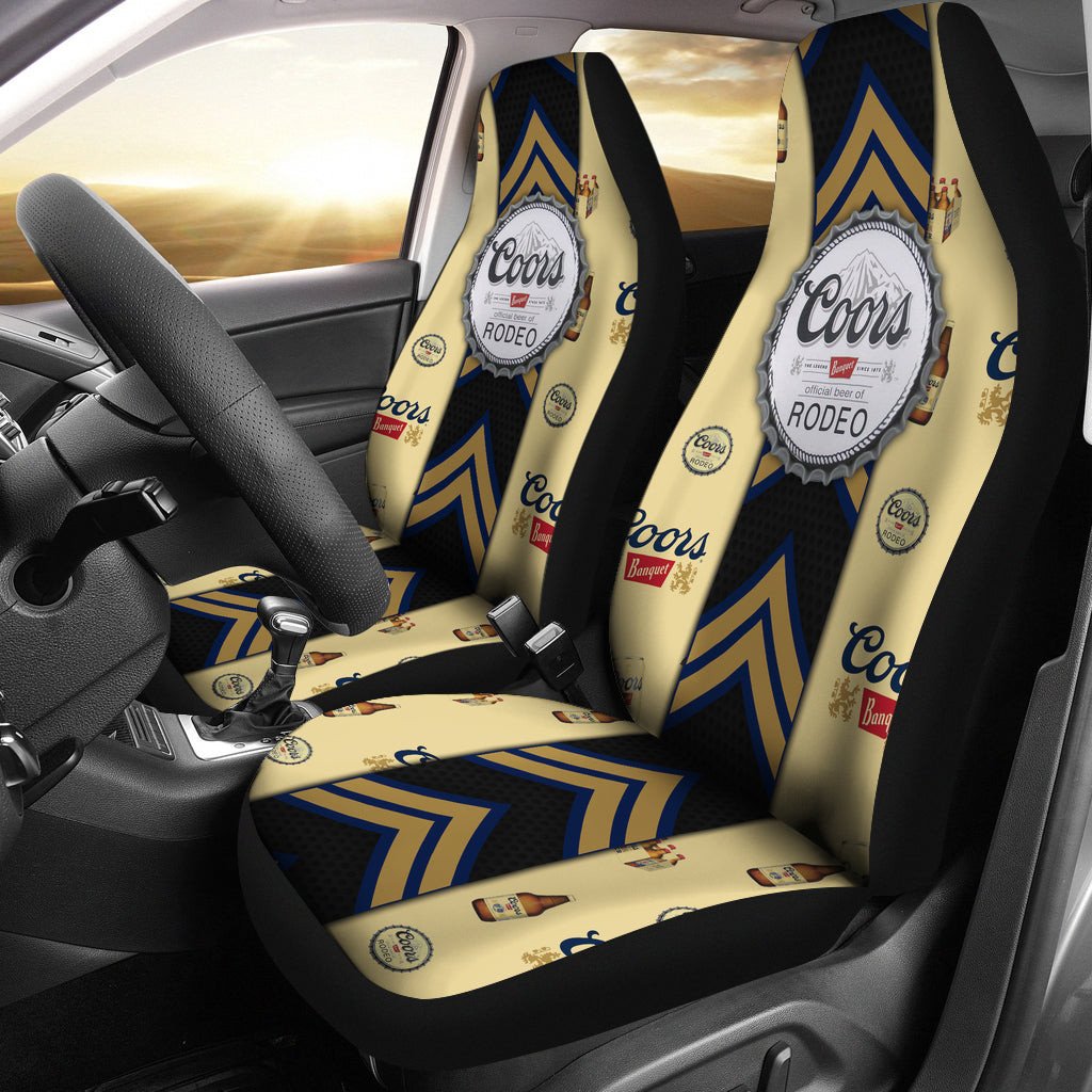 Coors Banquet Drinks Car Seat Covers Beer AA22092303