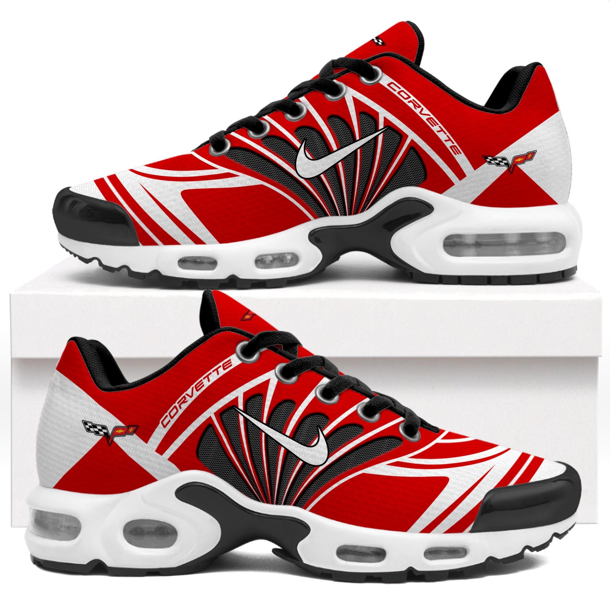 Corvette c6 Personalized Name Air Cushion Sports Shoes 1126