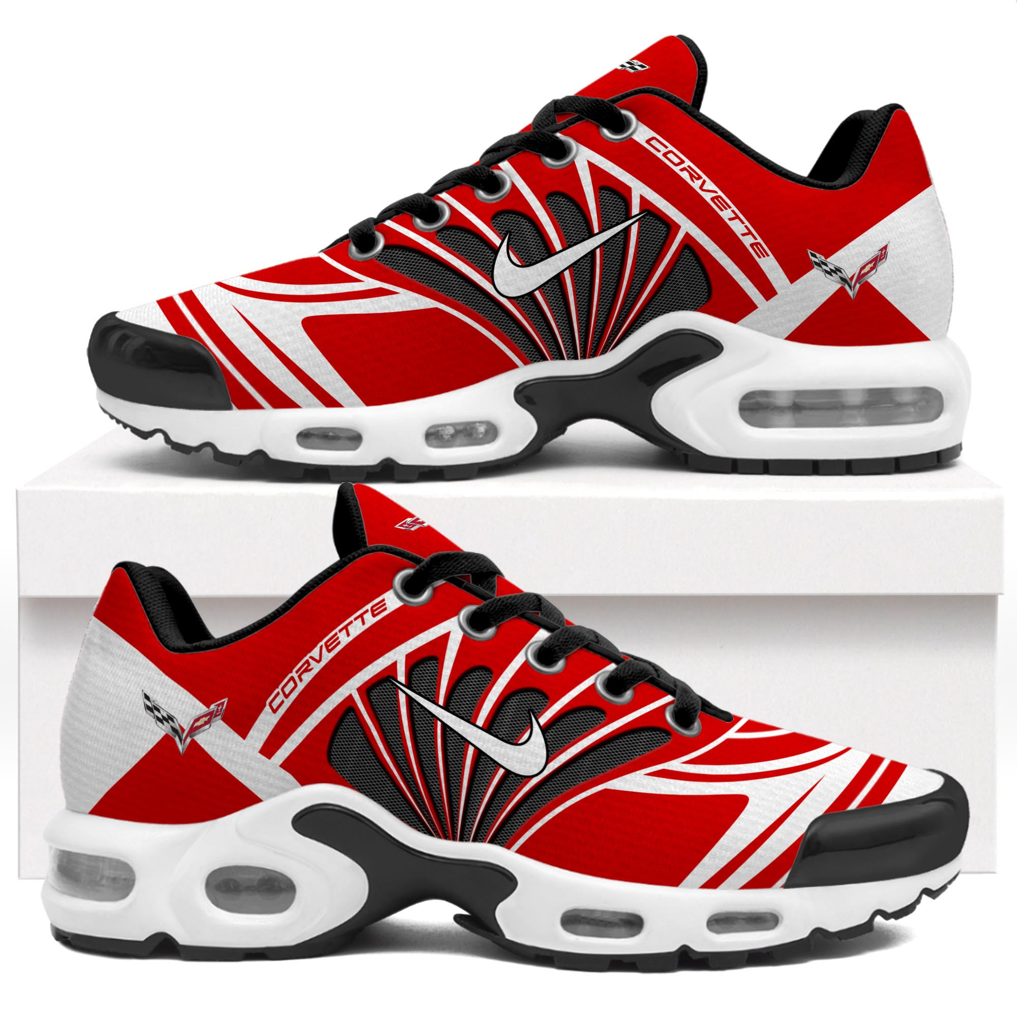 Corvette Old Personalized Name Air Cushion Sports Shoes 1127