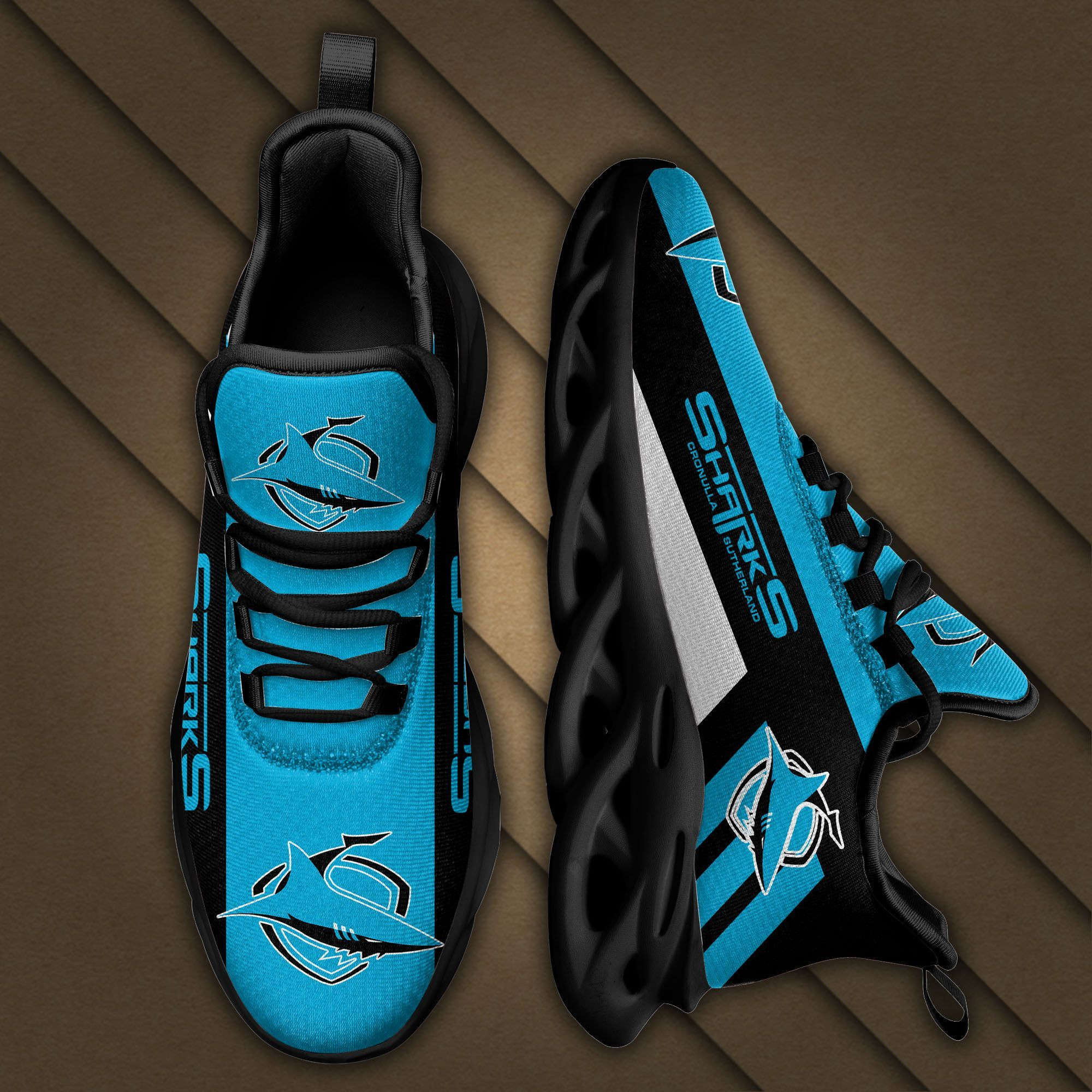Cronulla-Sutherland Sharks Max Soul Sneakers Shoes