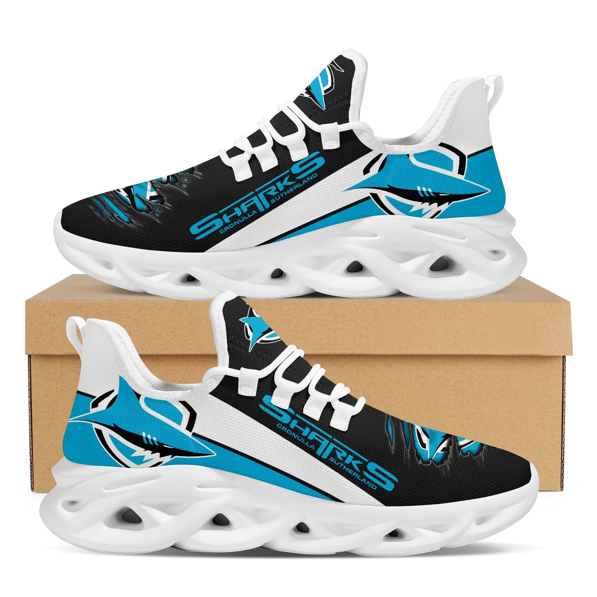 Cronulla-Sutherland Sharks Max Soul Sneakers Shoes
