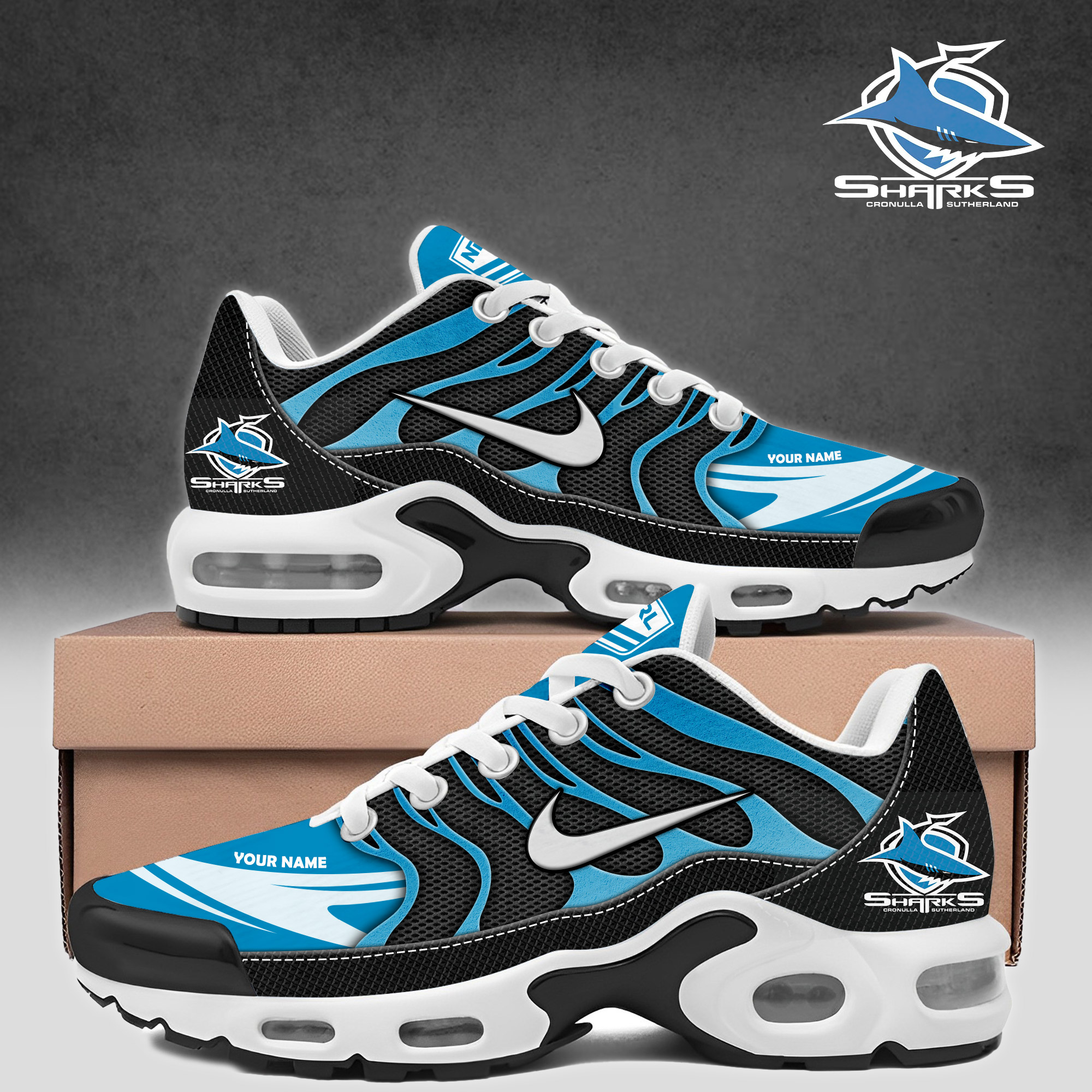 Cronulla-Sutherland Sharks New Shoes v2