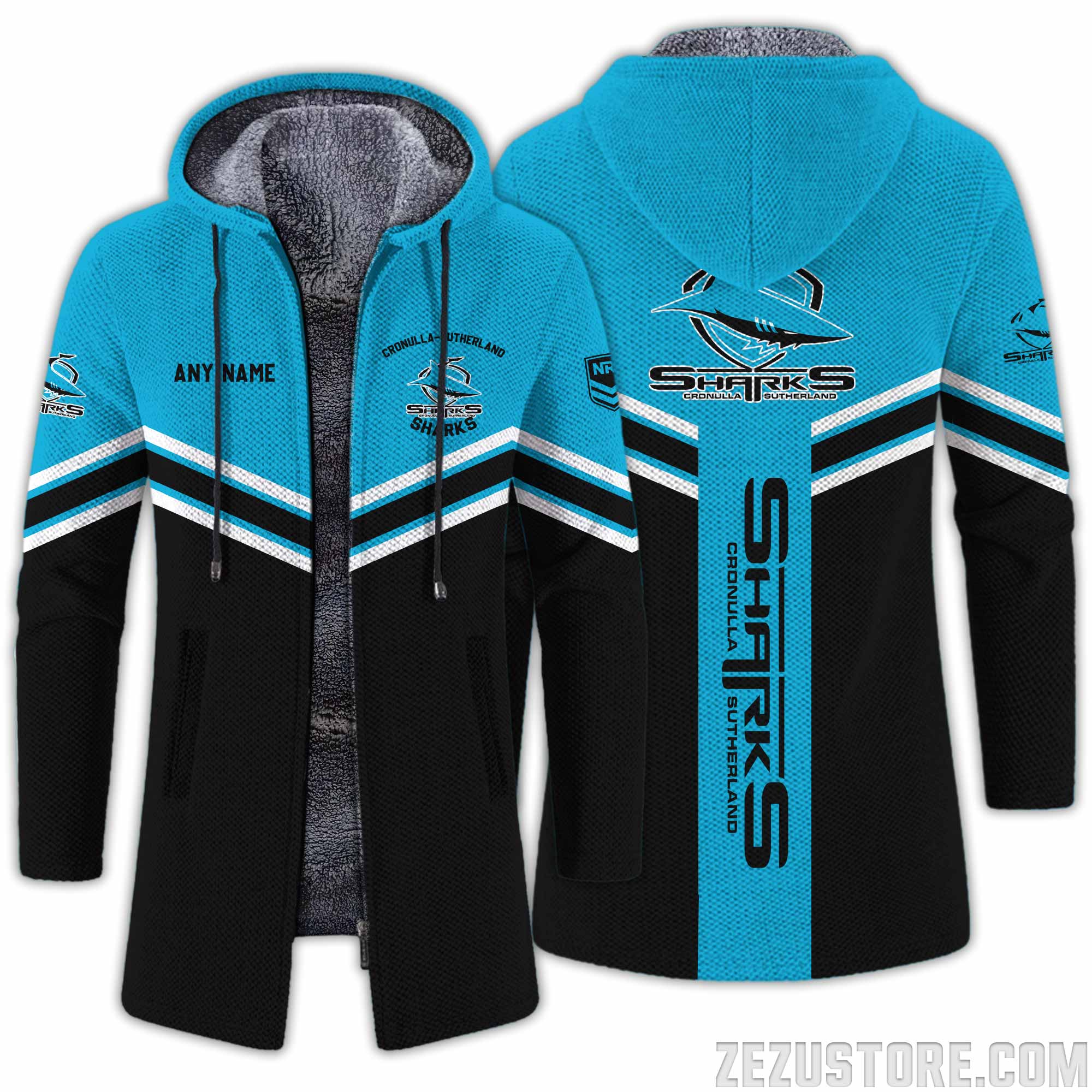Cronulla-Sutherland Sharks NRL Premium Wind Jacket M02