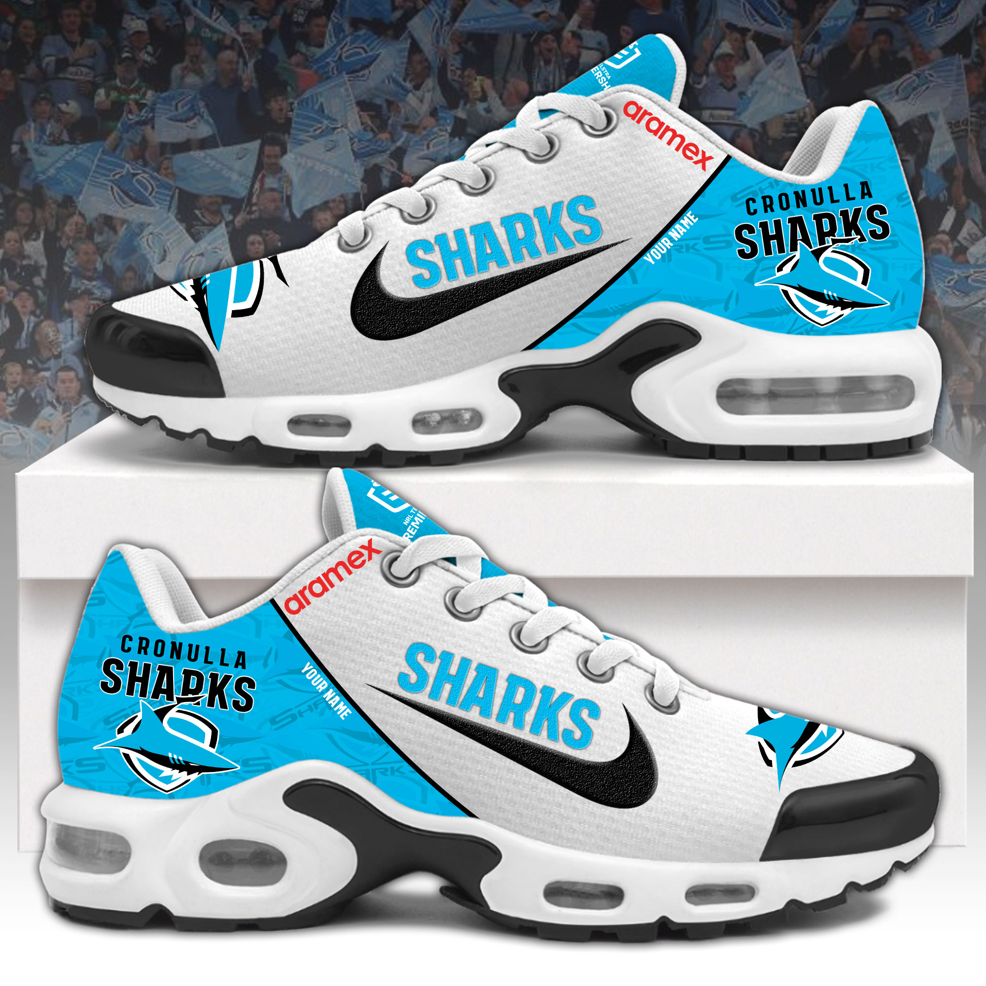Cronulla-Sutherland Sharks Personalized Shoes