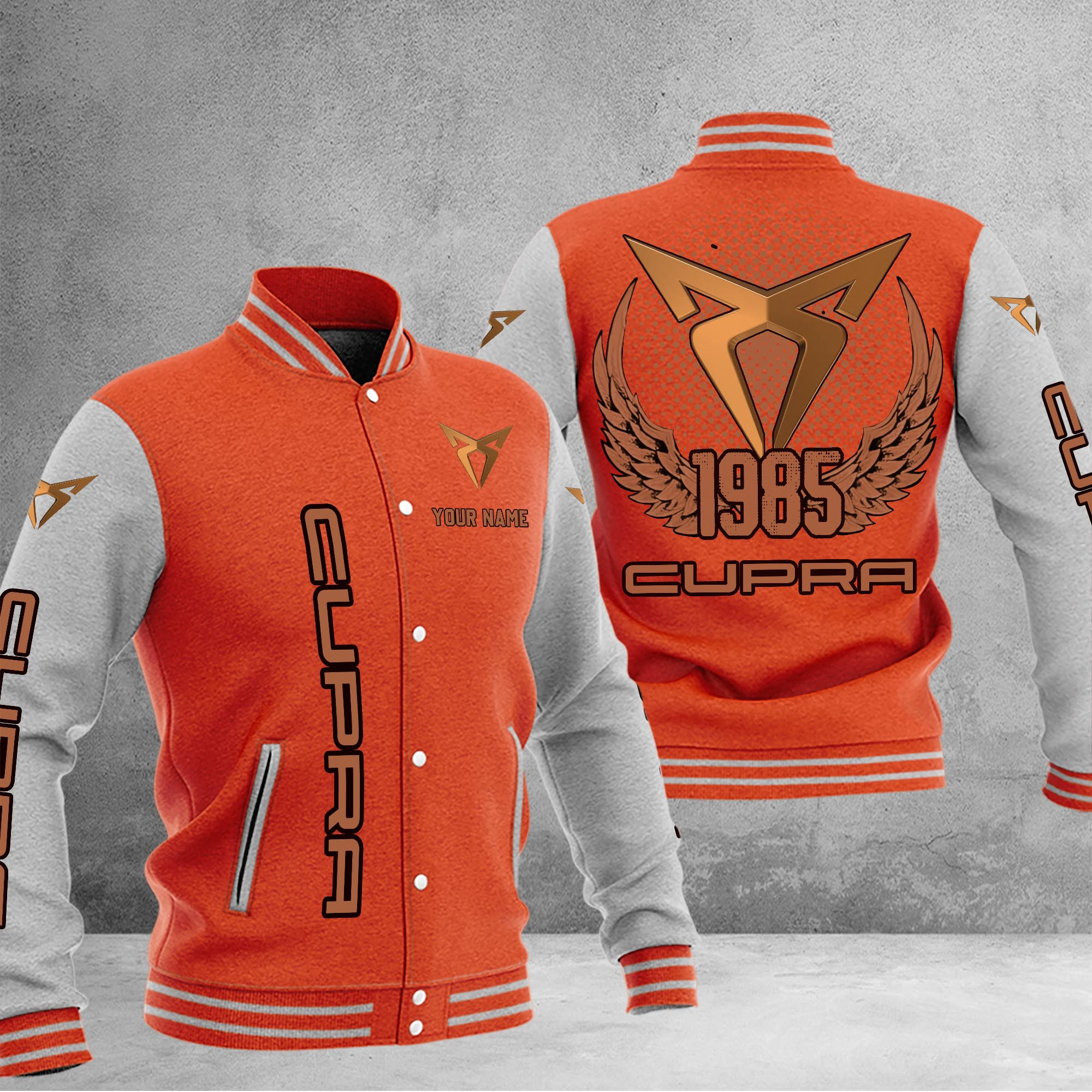 Cupra DMHJ1033 Baseball Jacket Multicolor