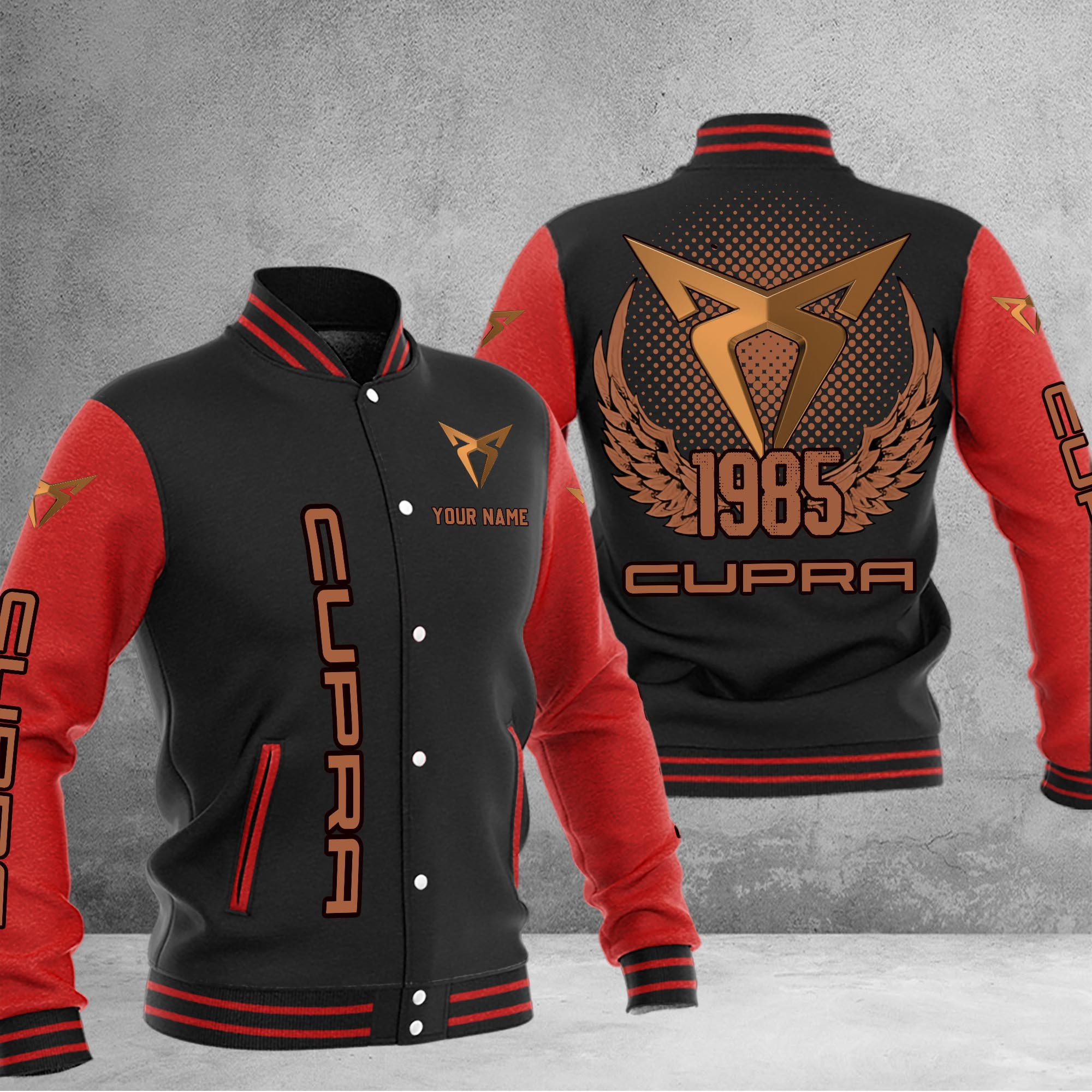 Cupra DMHJ1033 Baseball Jacket Multicolor