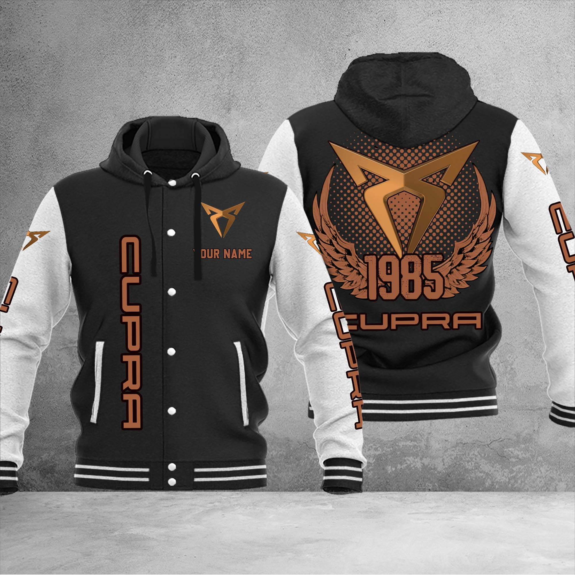 Cupra DMHJ1033 Baseball Jacket Multicolor