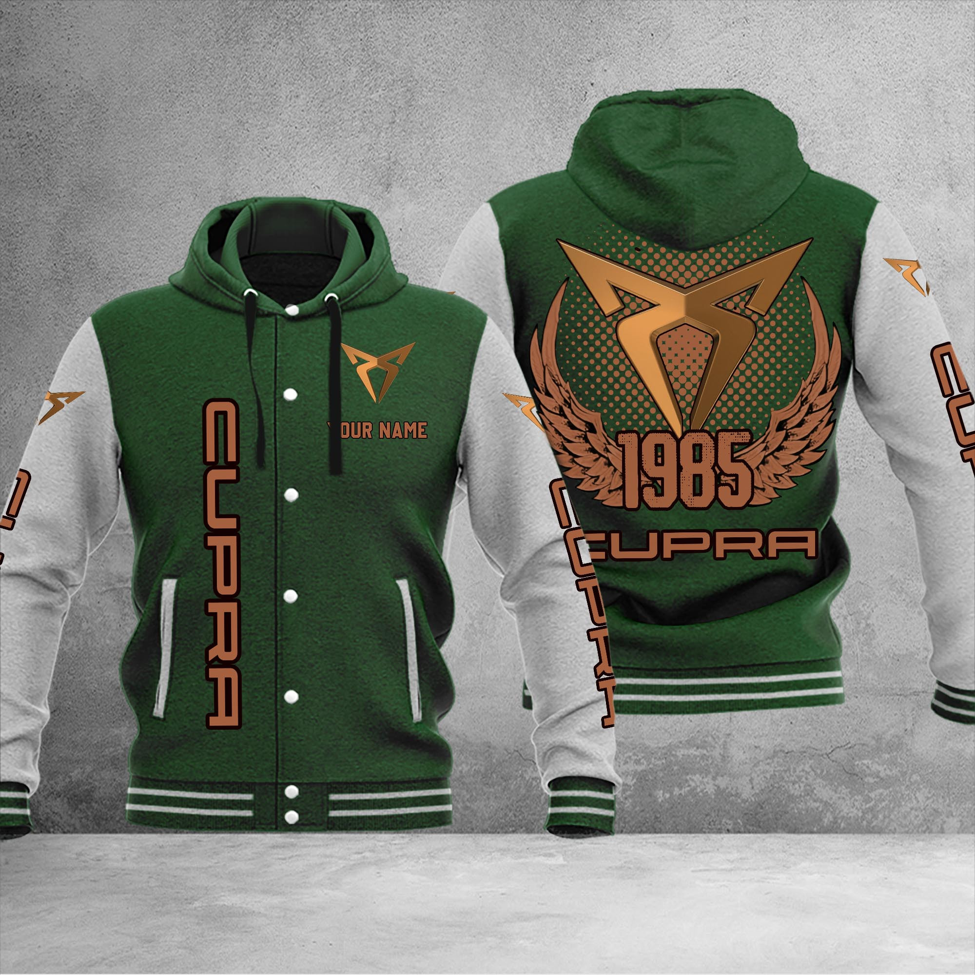 Cupra DMHJ1033 Baseball Jacket Multicolor