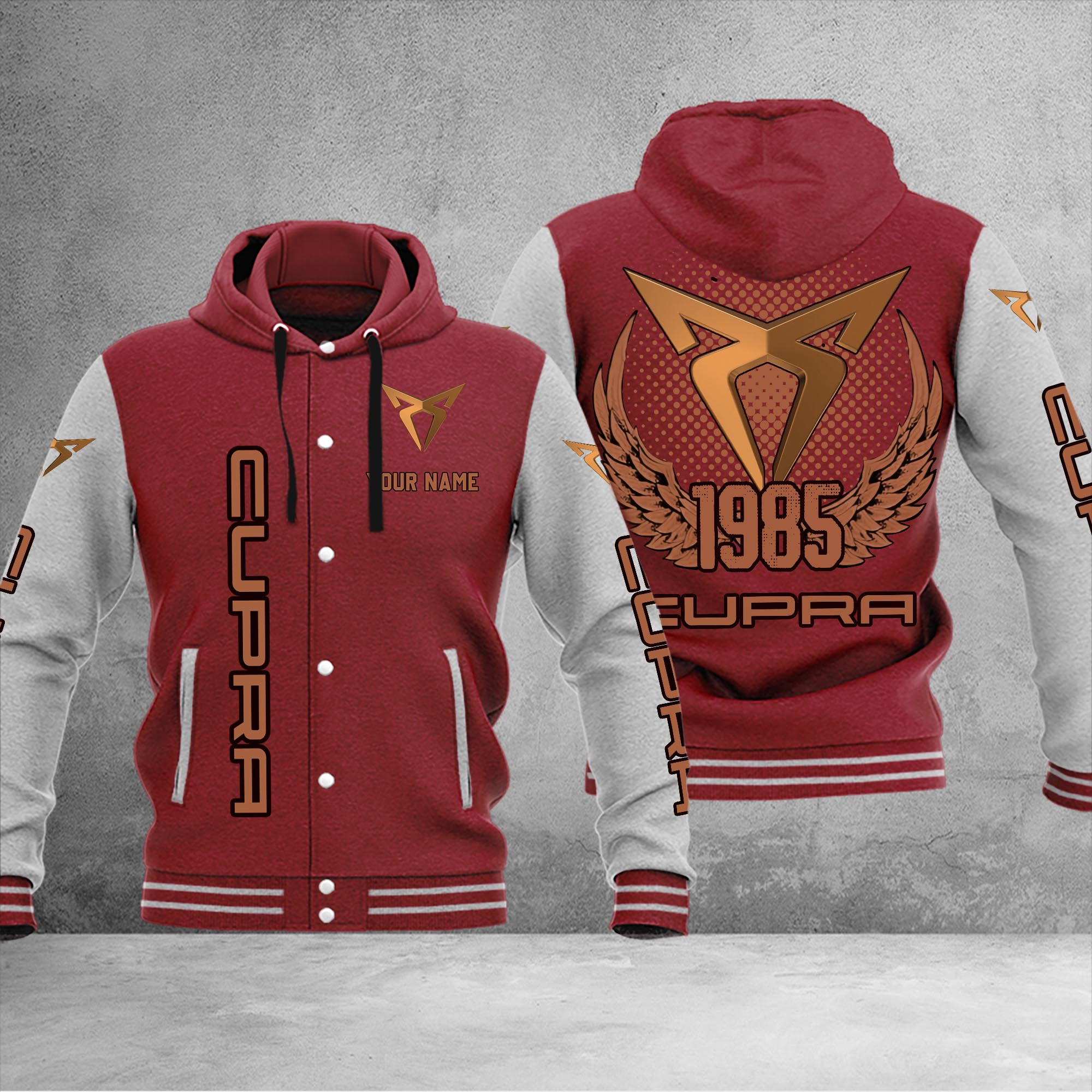 Cupra DMHJ1033 Baseball Jacket Multicolor