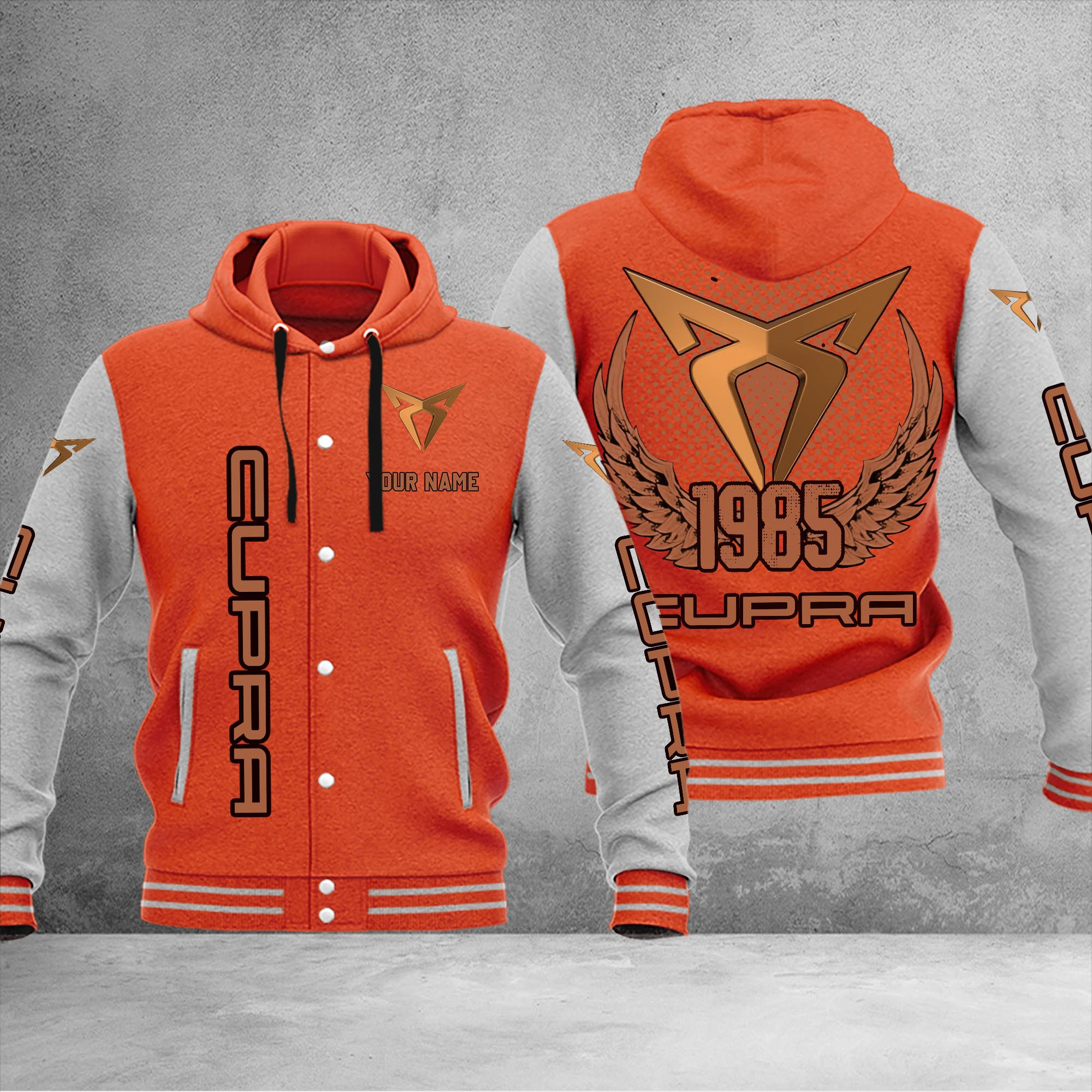 Cupra DMHJ1033 Baseball Jacket Multicolor