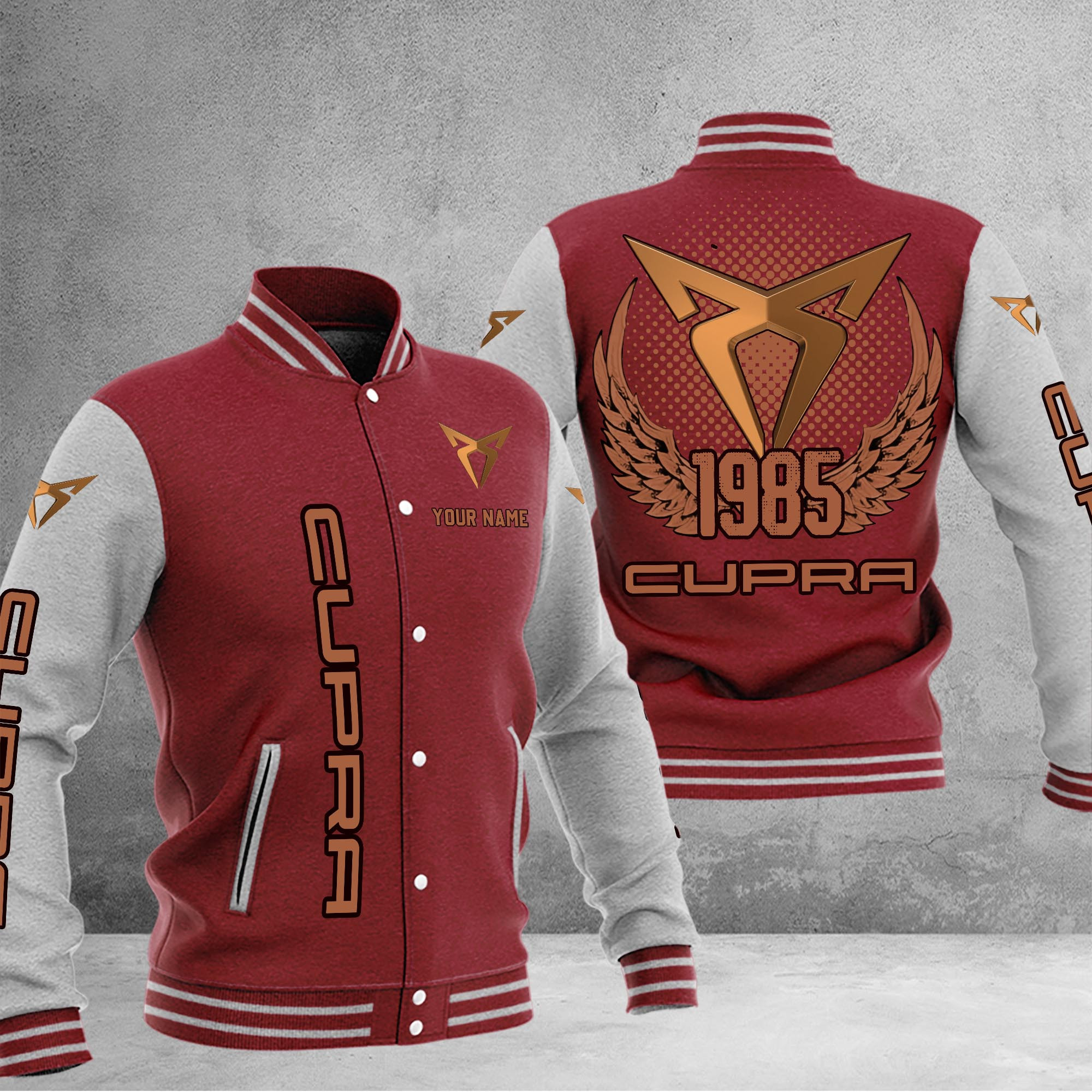 Cupra DMHJ1033 Baseball Jacket Multicolor