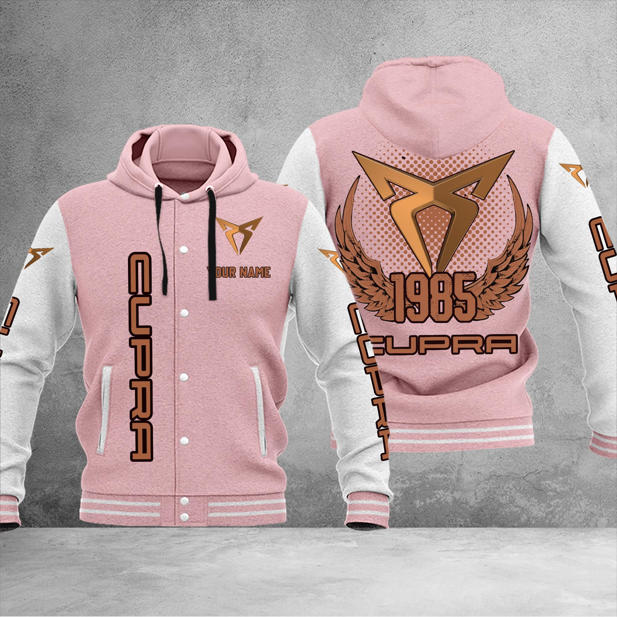 Cupra DMHJ1033 Baseball Jacket Multicolor