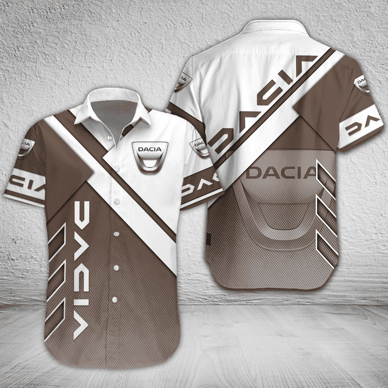 Dacia Button Shirt Custom Name, Multicolor