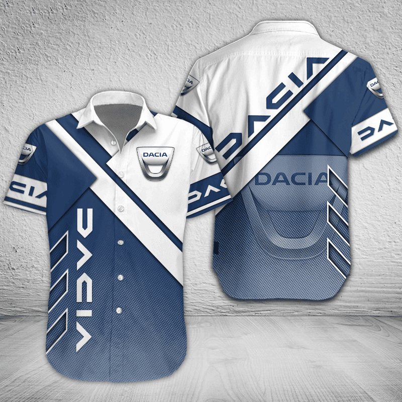 Dacia Button Shirt Custom Name, Multicolor