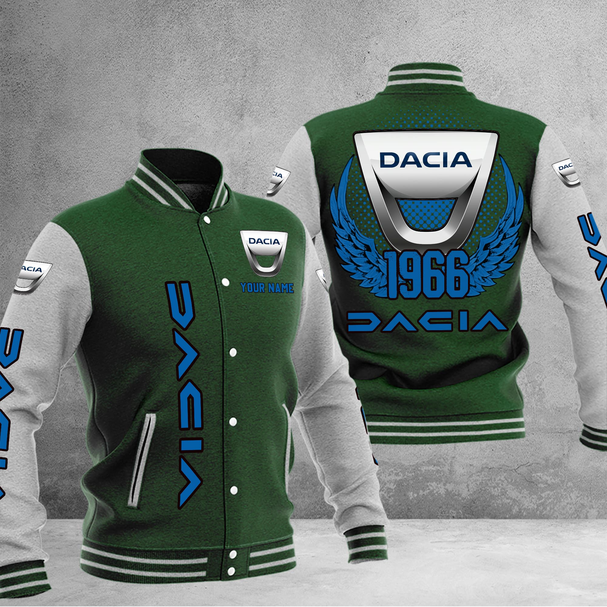 Dacia DMHJ1034 Baseball Jacket Multicolor