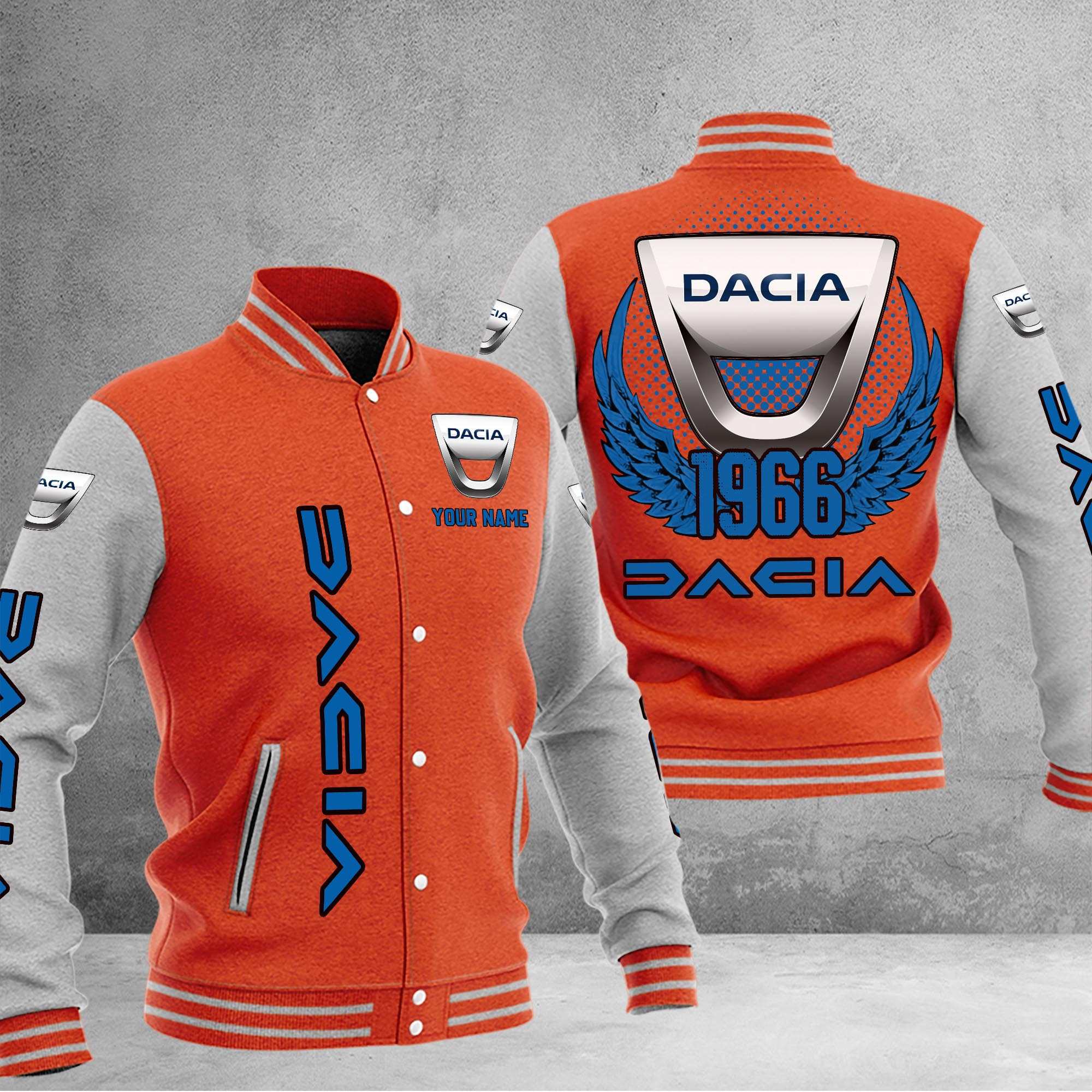 Dacia DMHJ1034 Baseball Jacket Multicolor