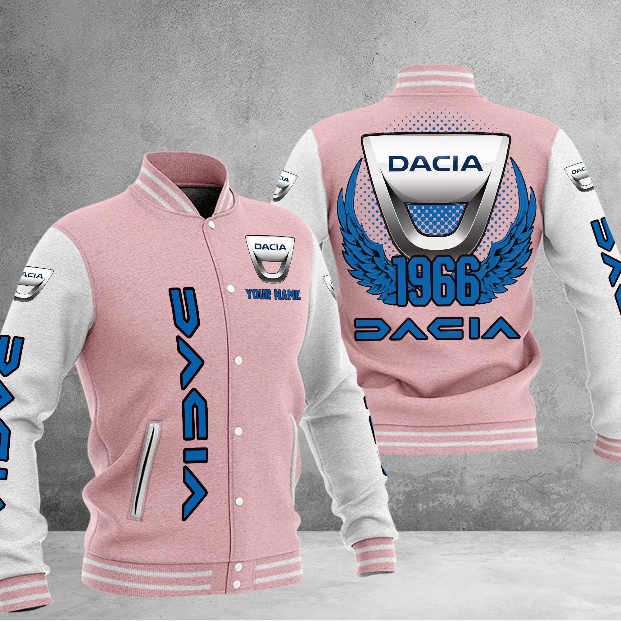 Dacia DMHJ1034 Baseball Jacket Multicolor
