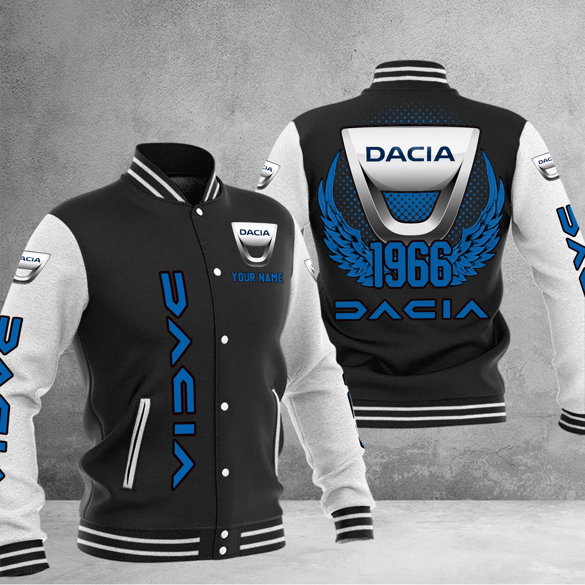 Dacia DMHJ1034 Baseball Jacket Multicolor