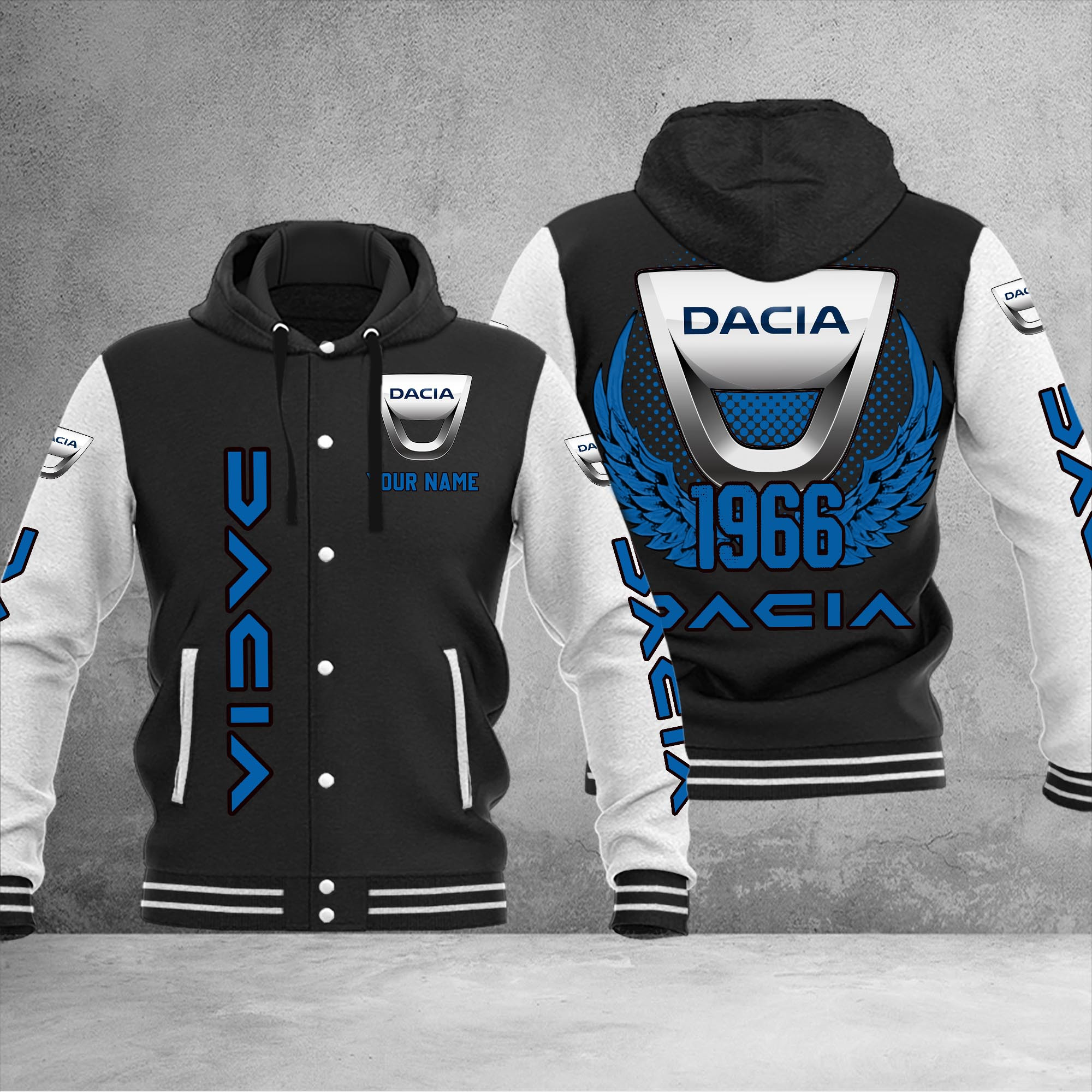 Dacia DMHJ1034 Baseball Jacket Multicolor