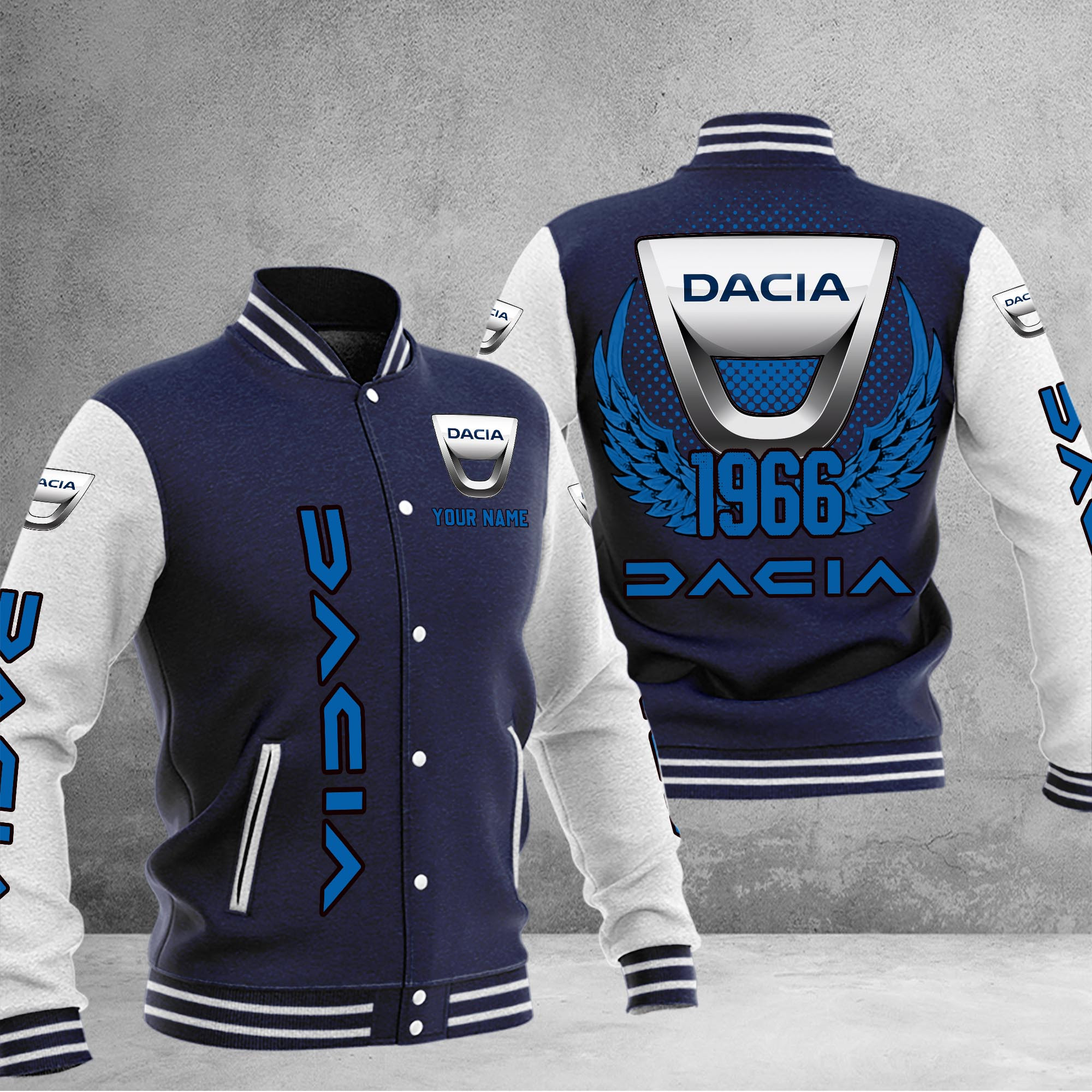 Dacia DMHJ1034 Baseball Jacket Multicolor