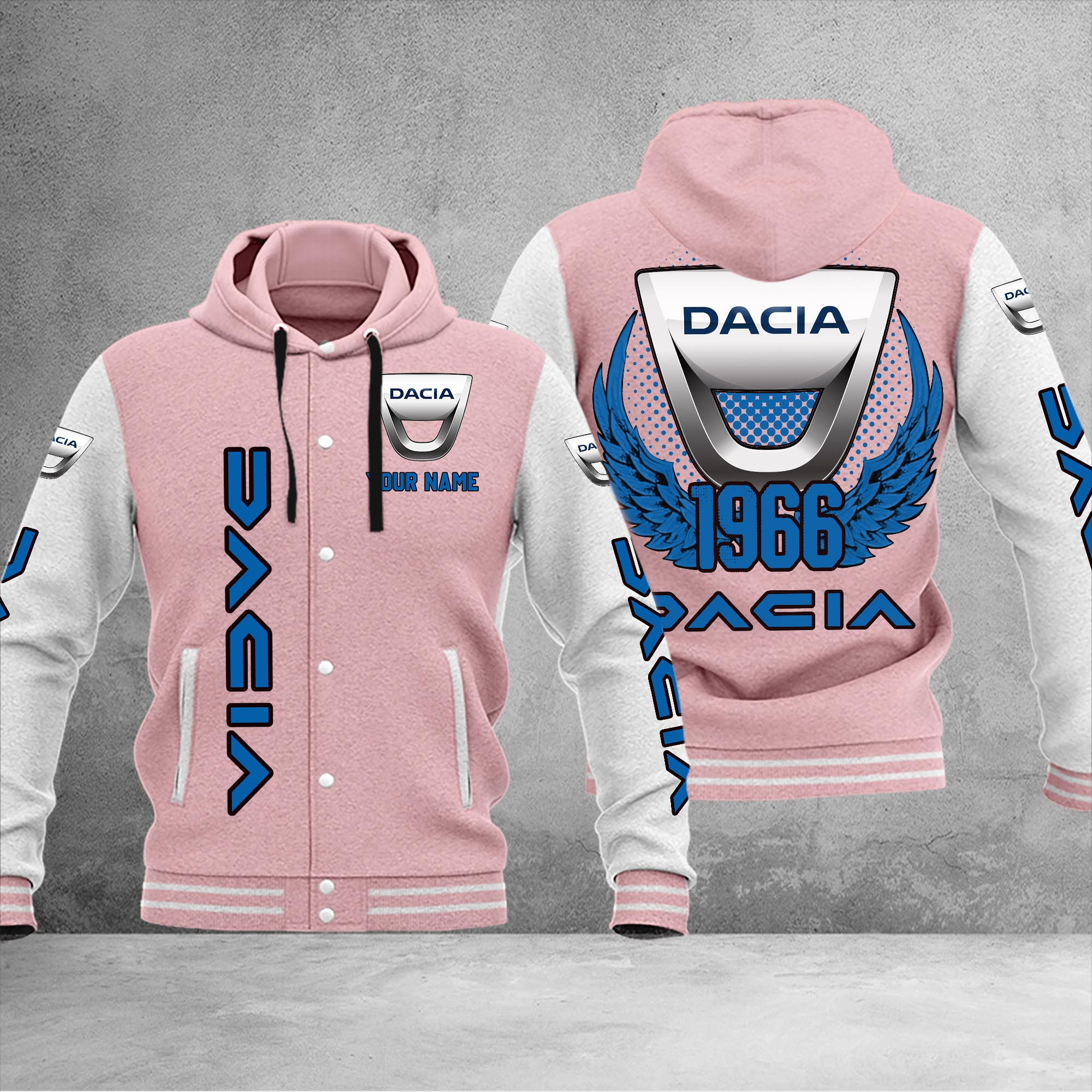 Dacia DMHJ1034 Baseball Jacket Multicolor