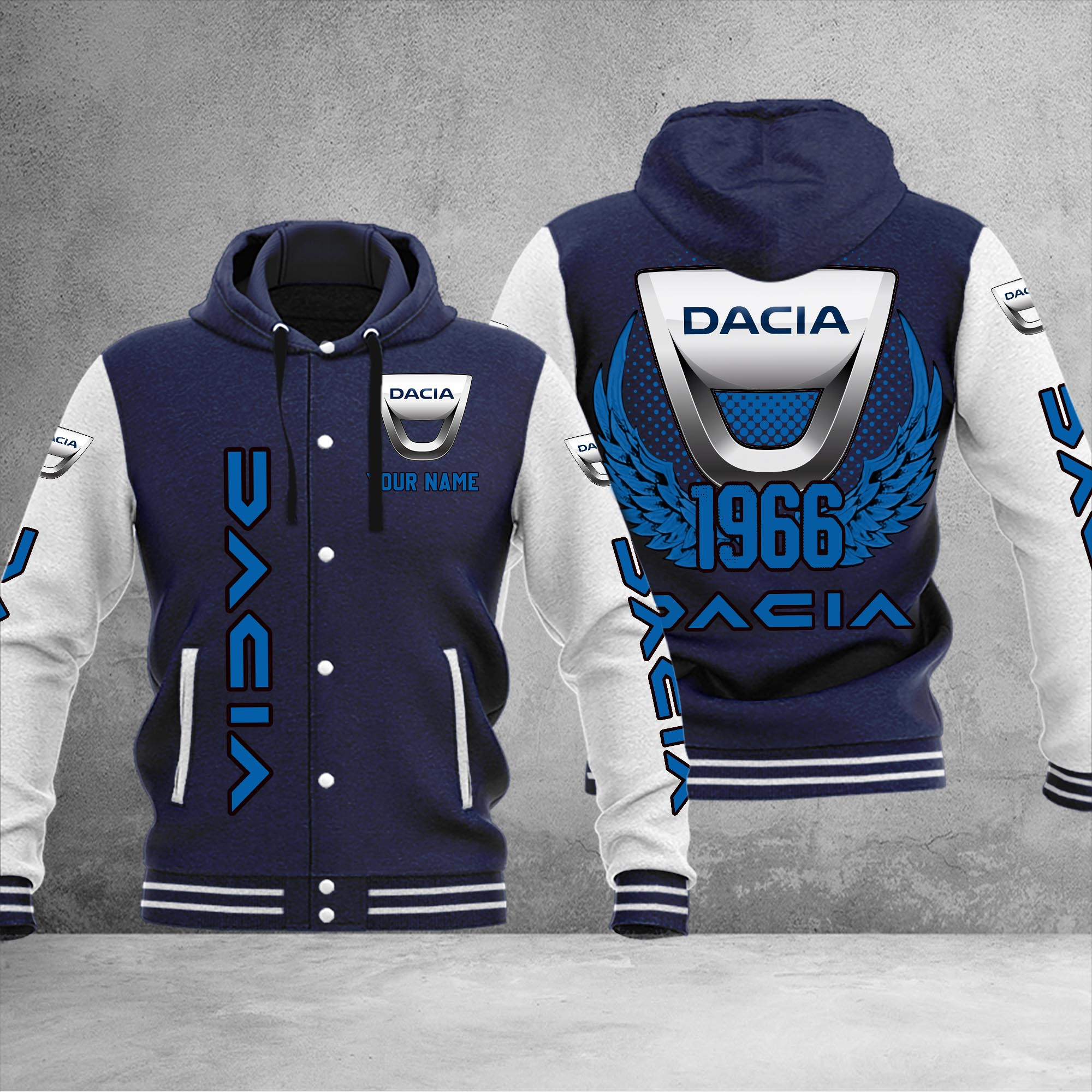 Dacia DMHJ1034 Baseball Jacket Multicolor