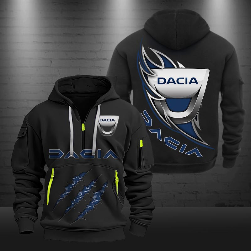 Dacia New Zip Hoodie 0435 Multicolor