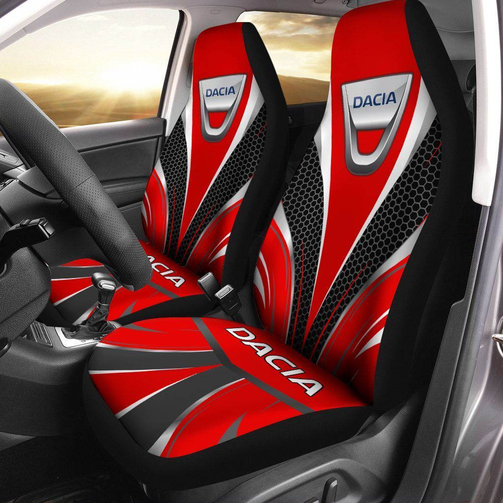 Dacia VTH-HT Car Seat Cover (Set of 2) Ver 1 (Red)
