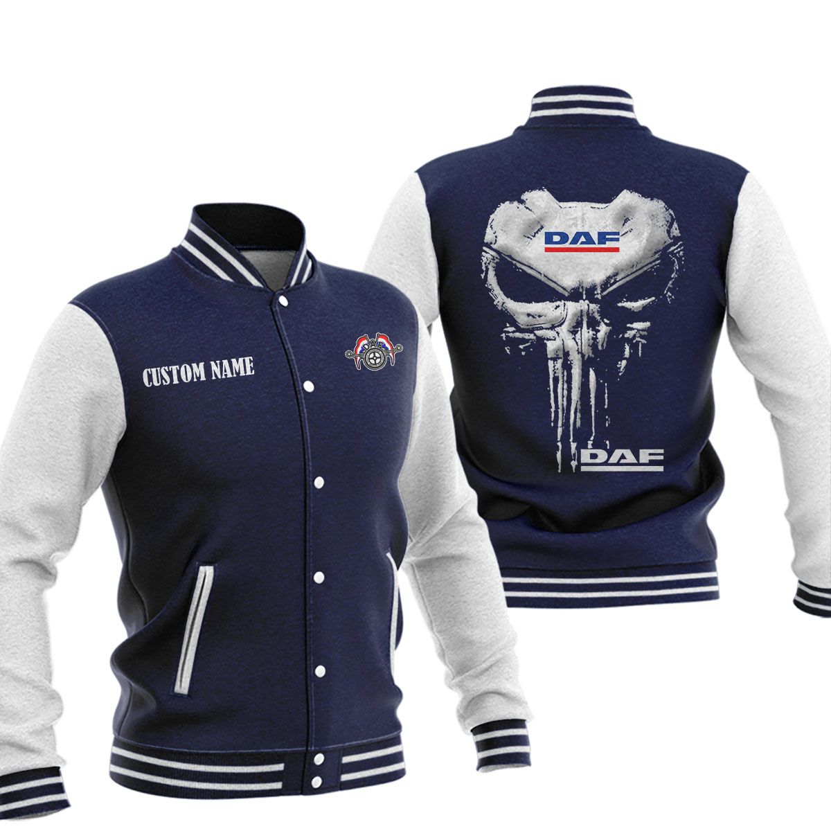 Daf Baseball Jacket, Multicolor
