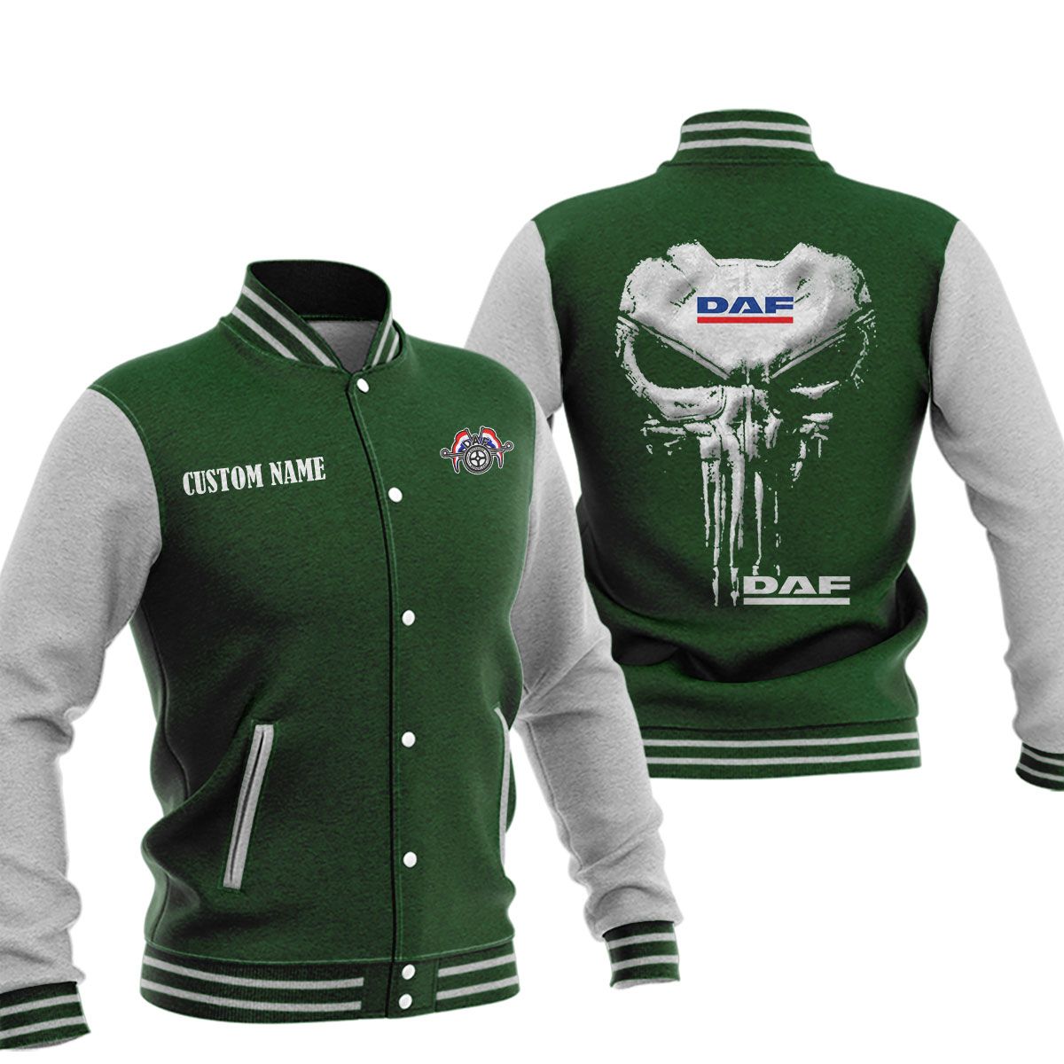 Daf Baseball Jacket, Multicolor