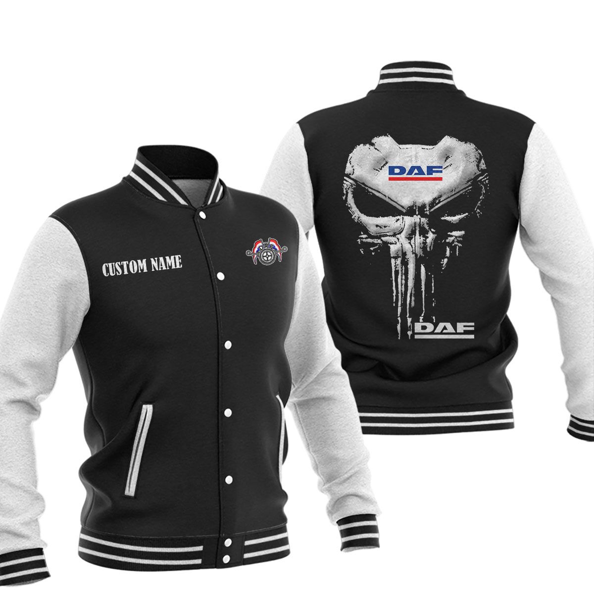 Daf Baseball Jacket, Multicolor
