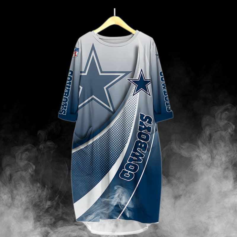 Dallas Cowboys All Over Print Caftan2703