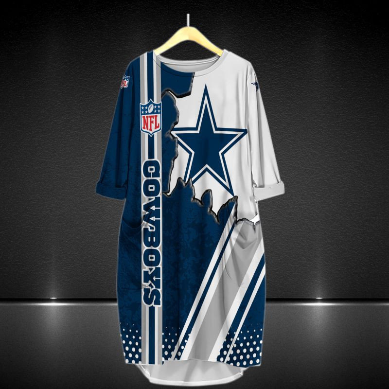 Dallas Cowboys All Over Print Caftan3686