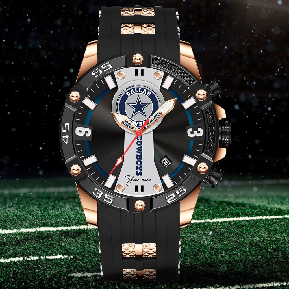 Dallas Cowboys Fashion Stainless Steel Watch
