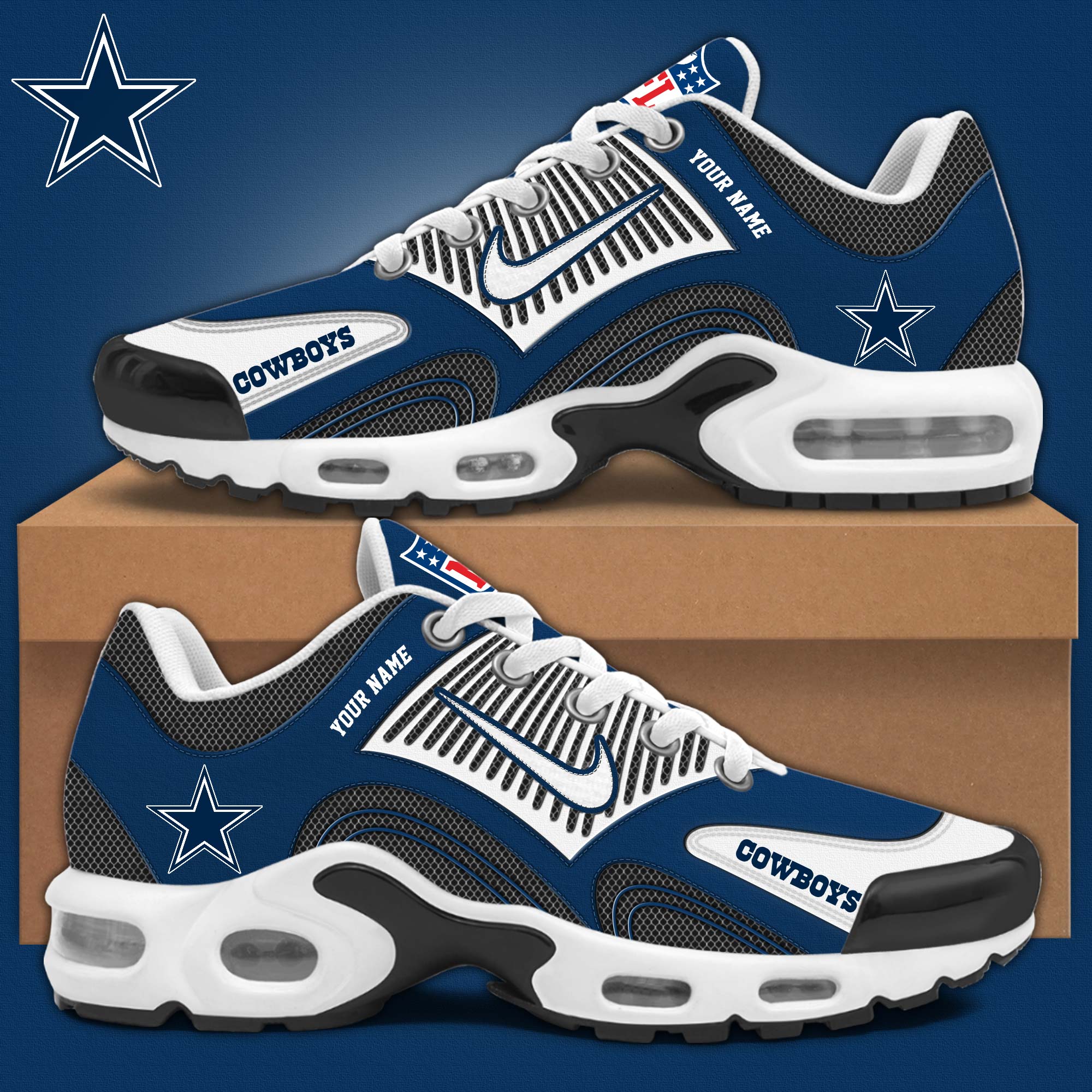 Dallas Cowboys Personalized Shoes