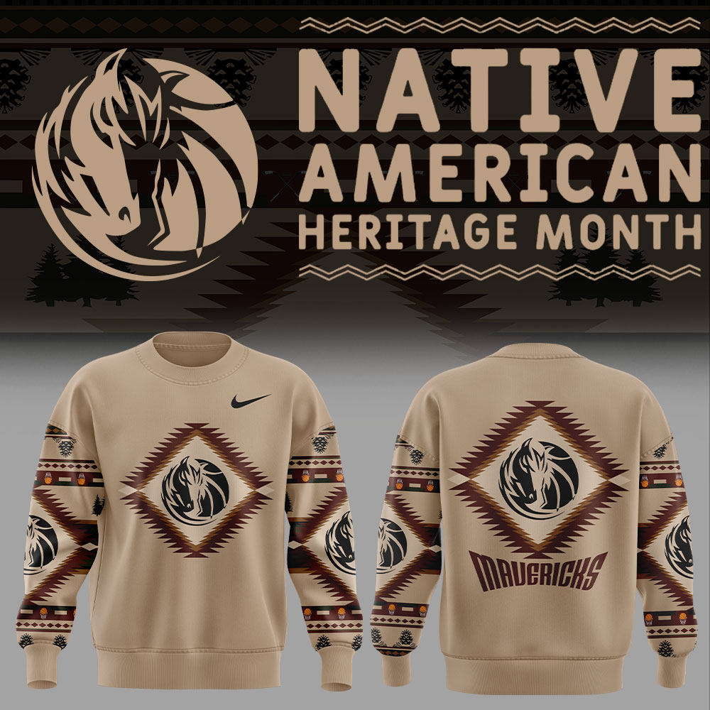 Dallas Mavericks Native American Heritage Sweatshirt+NT20122406ID10DS11
