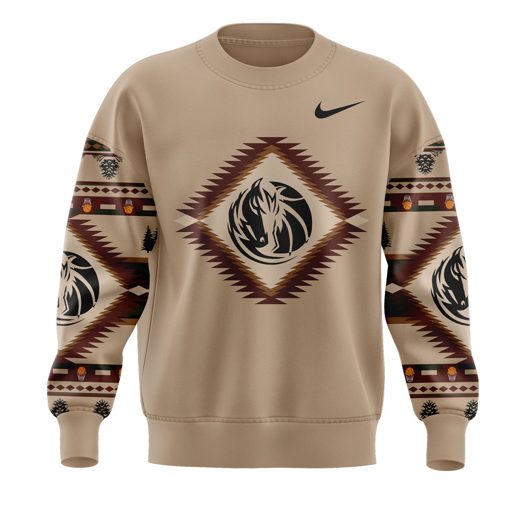 Dallas Mavericks Native American Heritage Sweatshirt+NT20122406ID10DS11