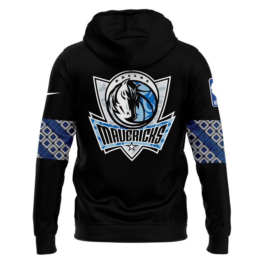 Dallas Mavericks NBA Native American Heritage Month Premium Hoodie