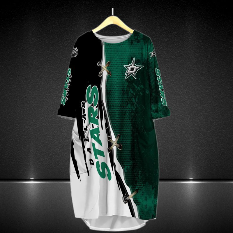 Dallas Stars All Over Print Caftan3419