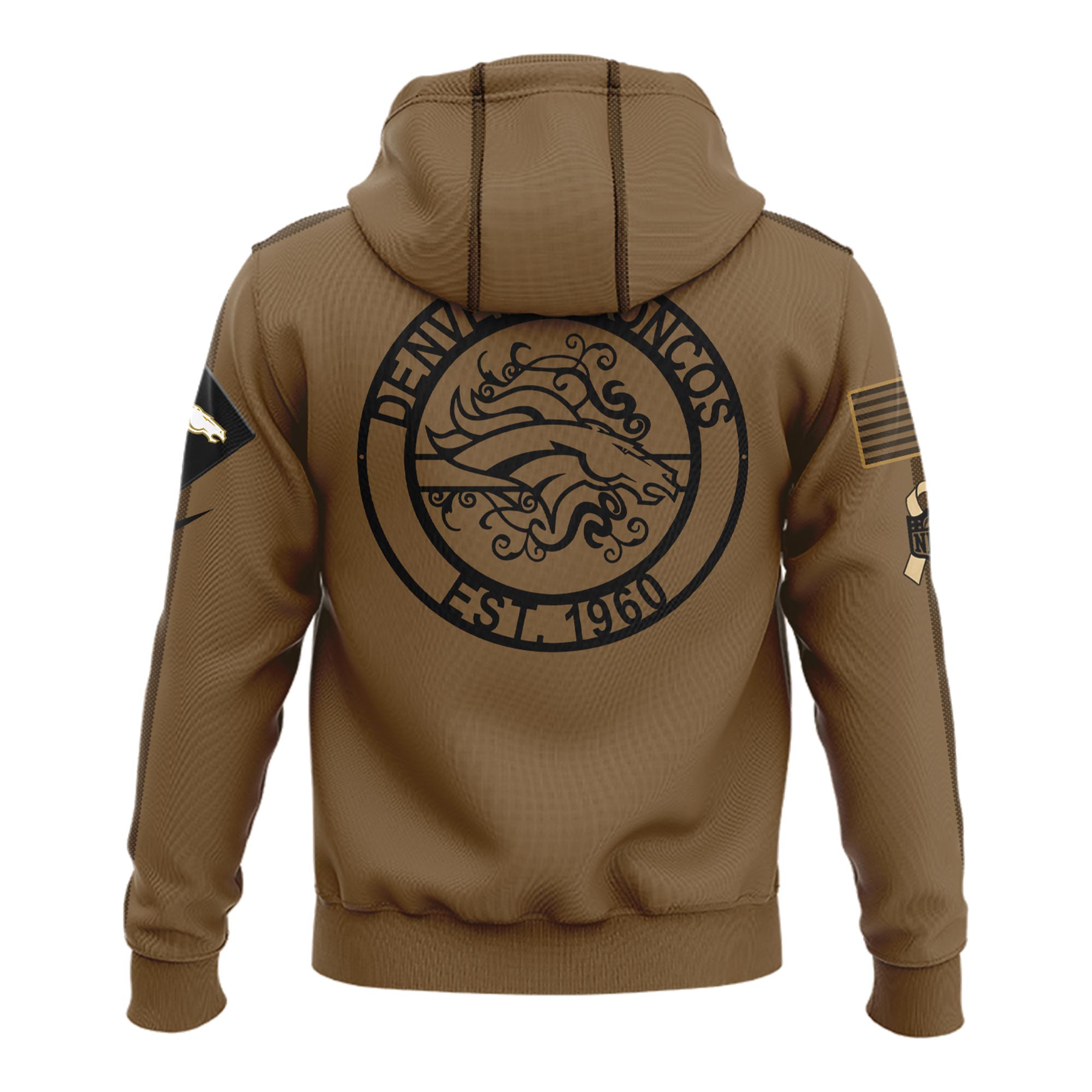 Denver Bronco Veterans Hoodie
